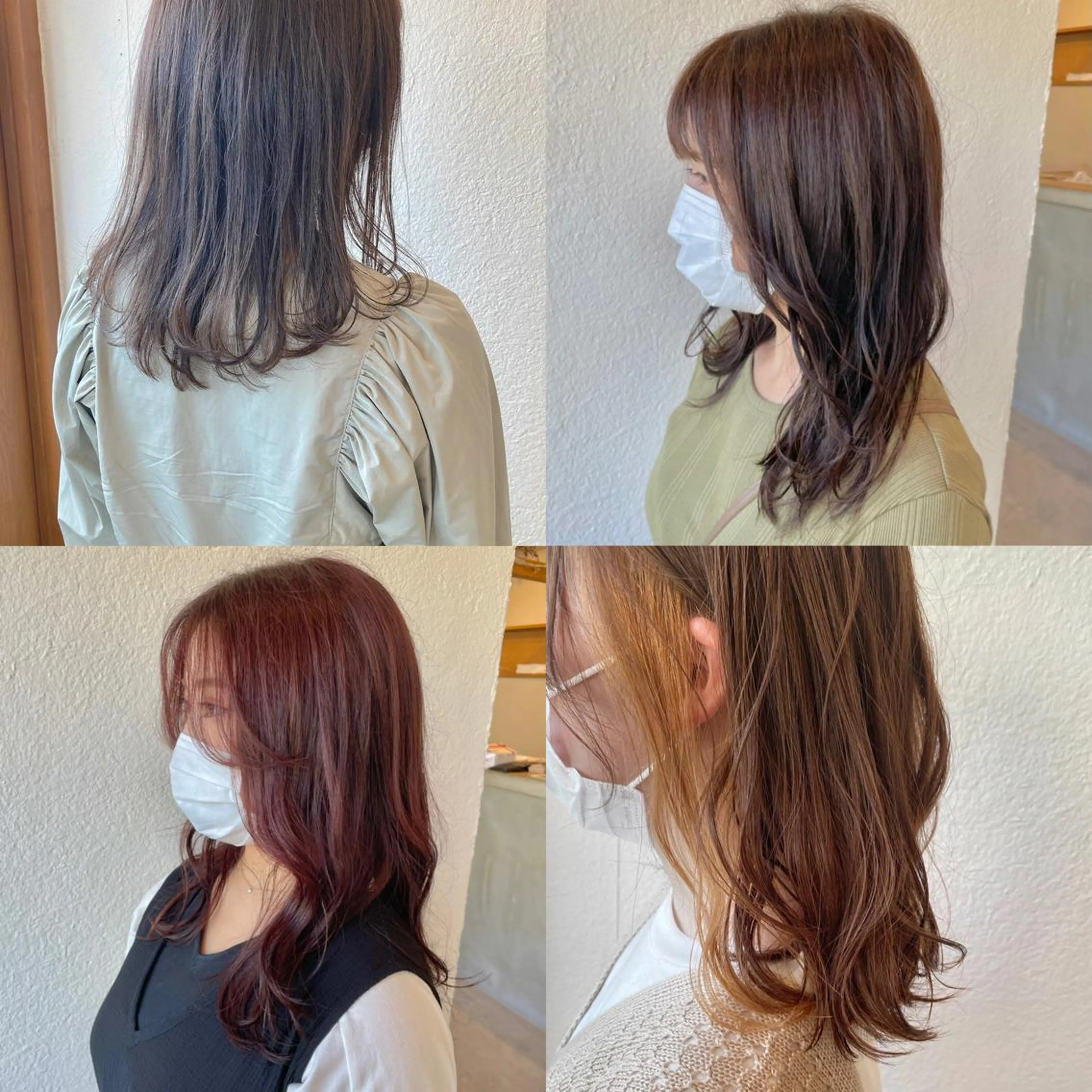 ミディアム カラー カット ヘアカラー トリートメント エターナル所属・髪質改善特化 谷口祐綺のヘアスタイル