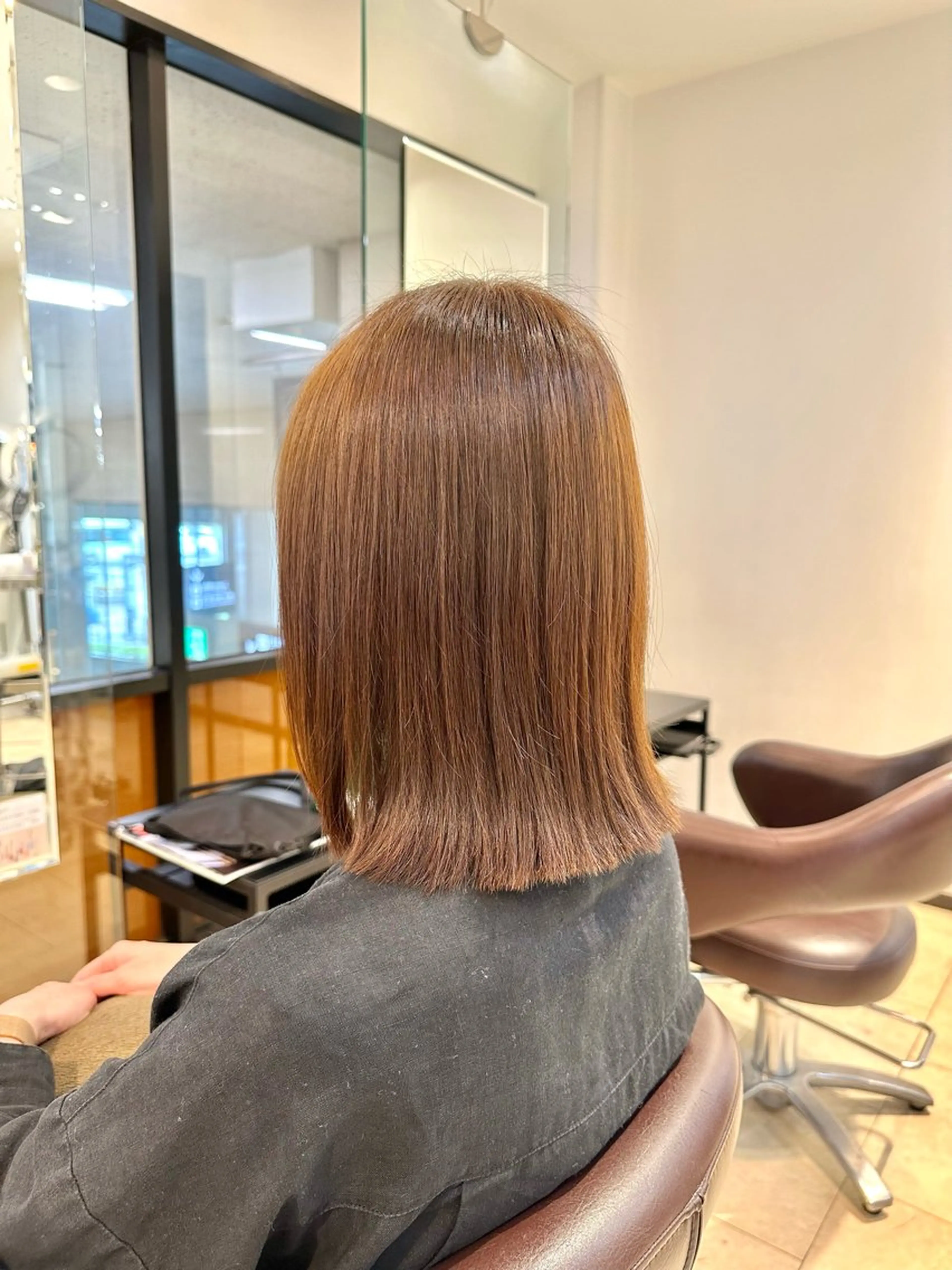 ショート TAYA大阪上本町所属・【ダブルカラー/縮毛 矯正】十場のヘアスタイル