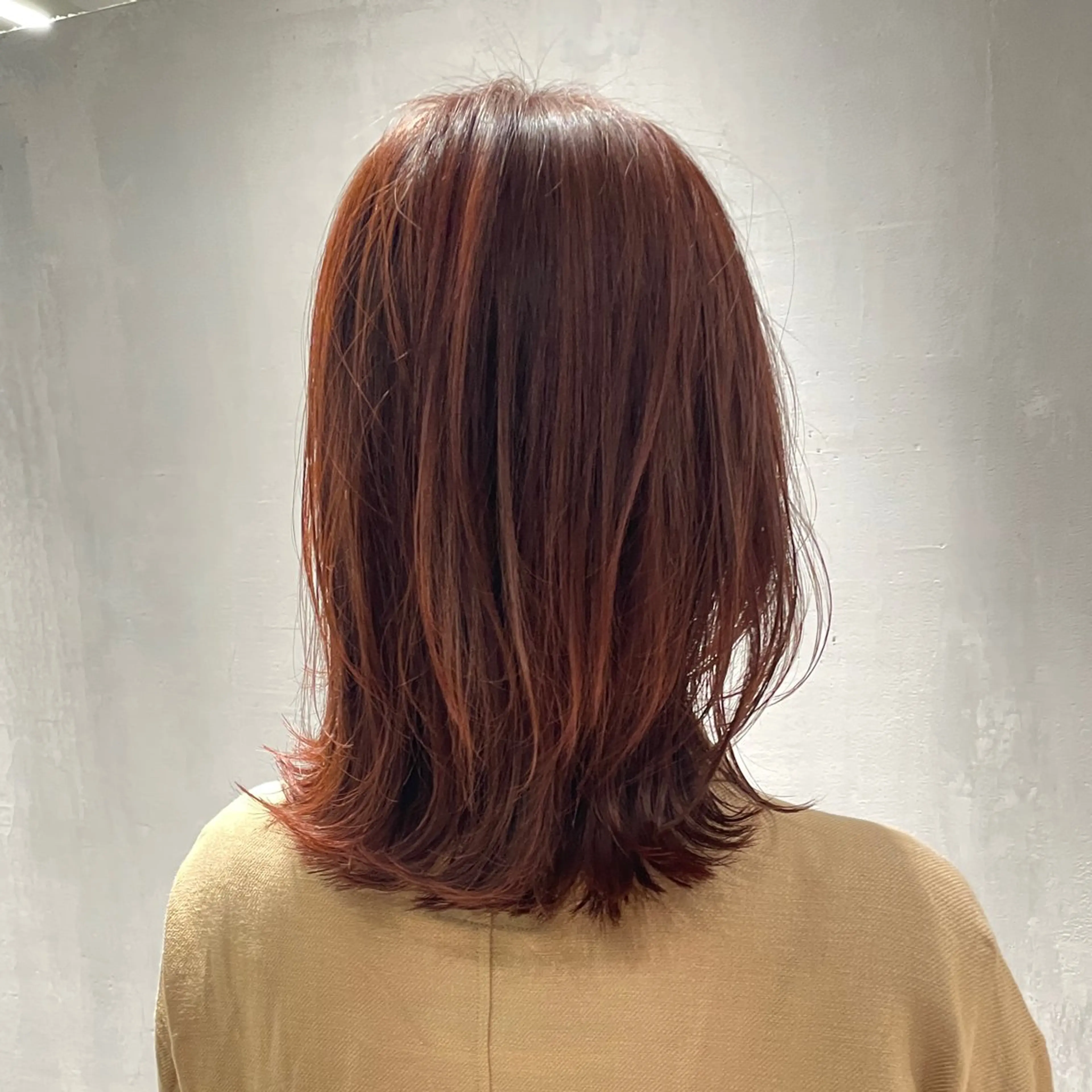 ミディアム カラー ハイライトカラー ハイライト カット ヘアカラー DX SHARE SALON所属・matka白髪ぼかし 大人ヘア/KEIKOのヘアスタイル