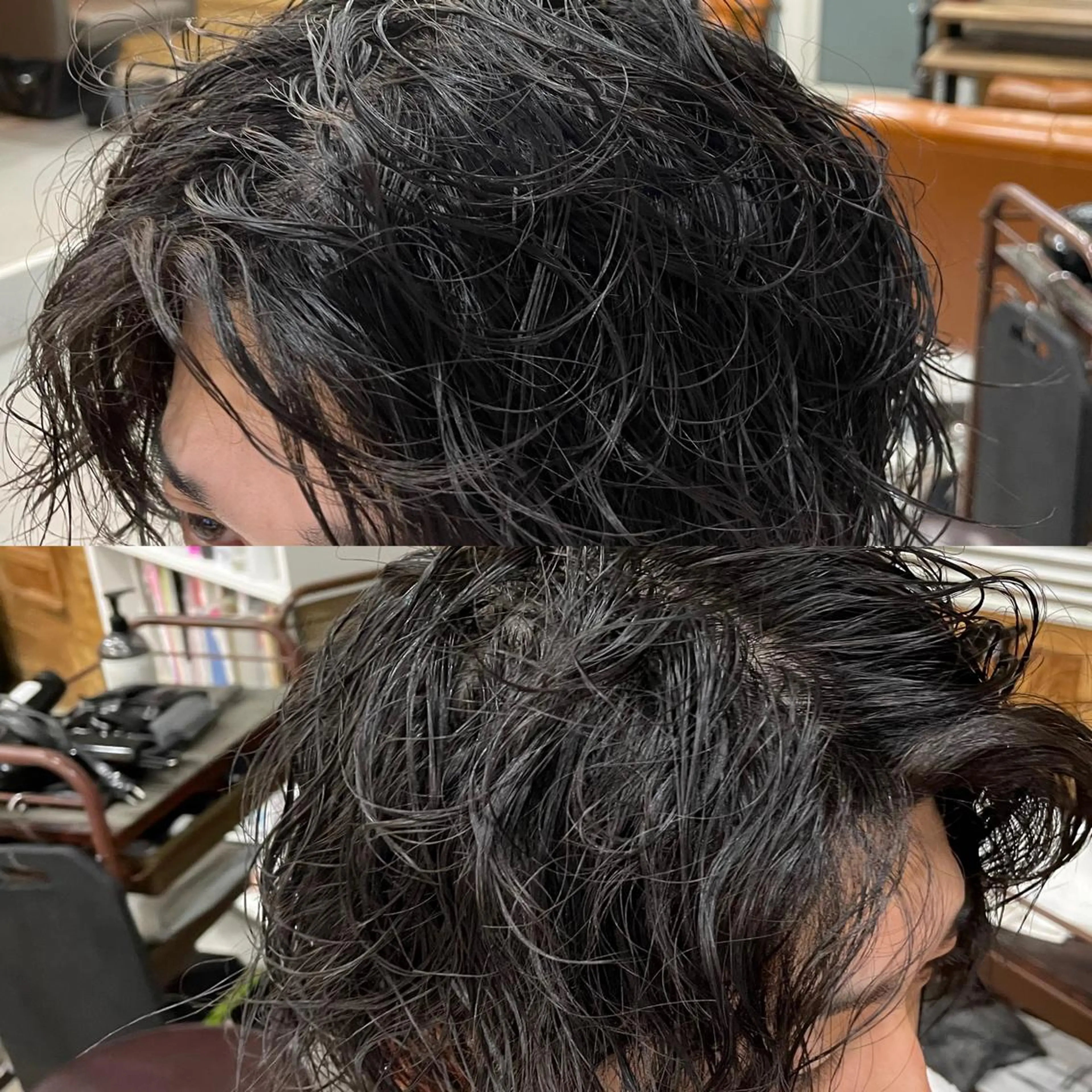 メンズ メンズパーマ かんばら りょーいのヘアスタイル