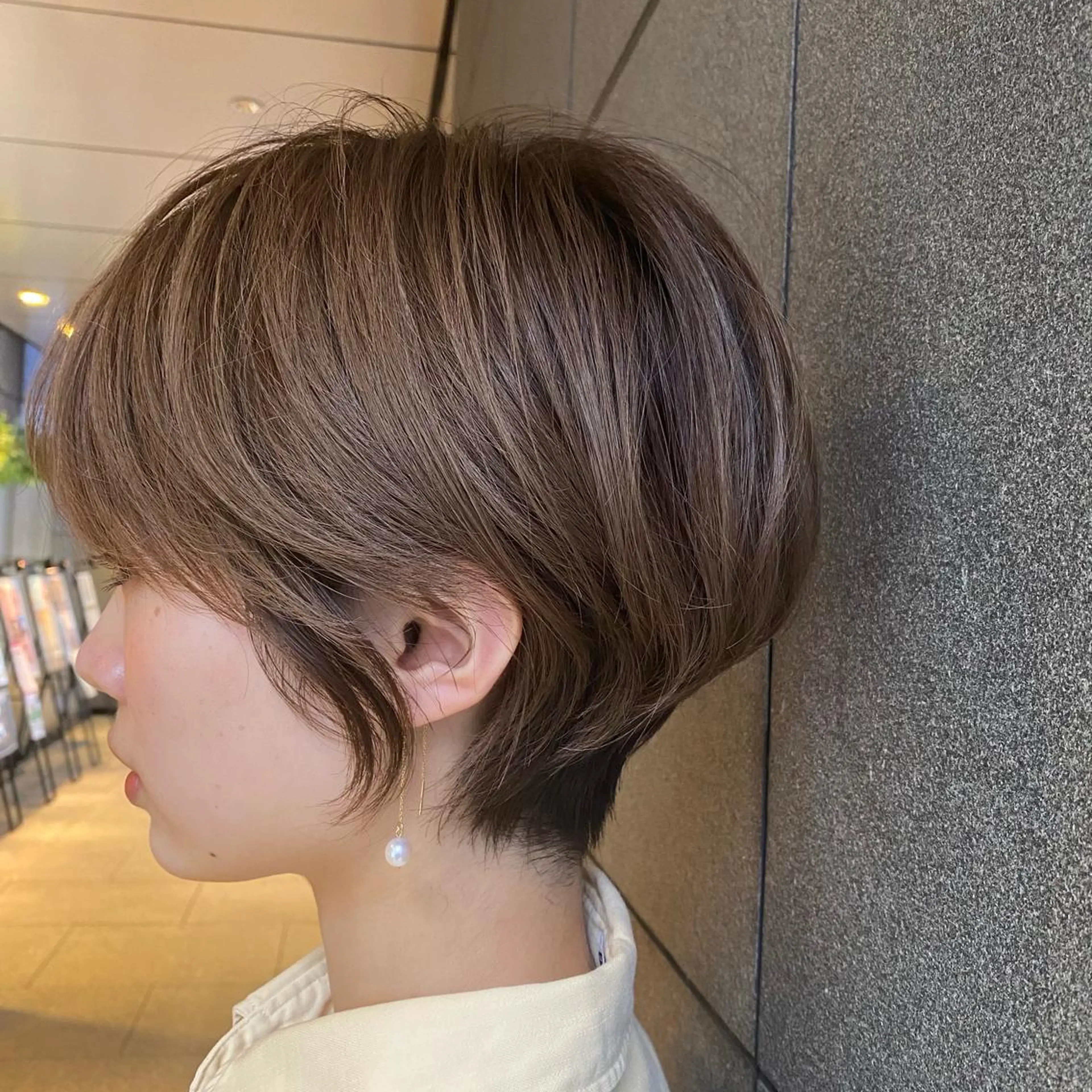 ショート カラー パーマ ヘアアレンジ メンズ キッズ ネイル マツエク・マツパ カット トリートメント modek's tokyo所属・ショートボブデザイン ☺︎shunのヘアスタイル