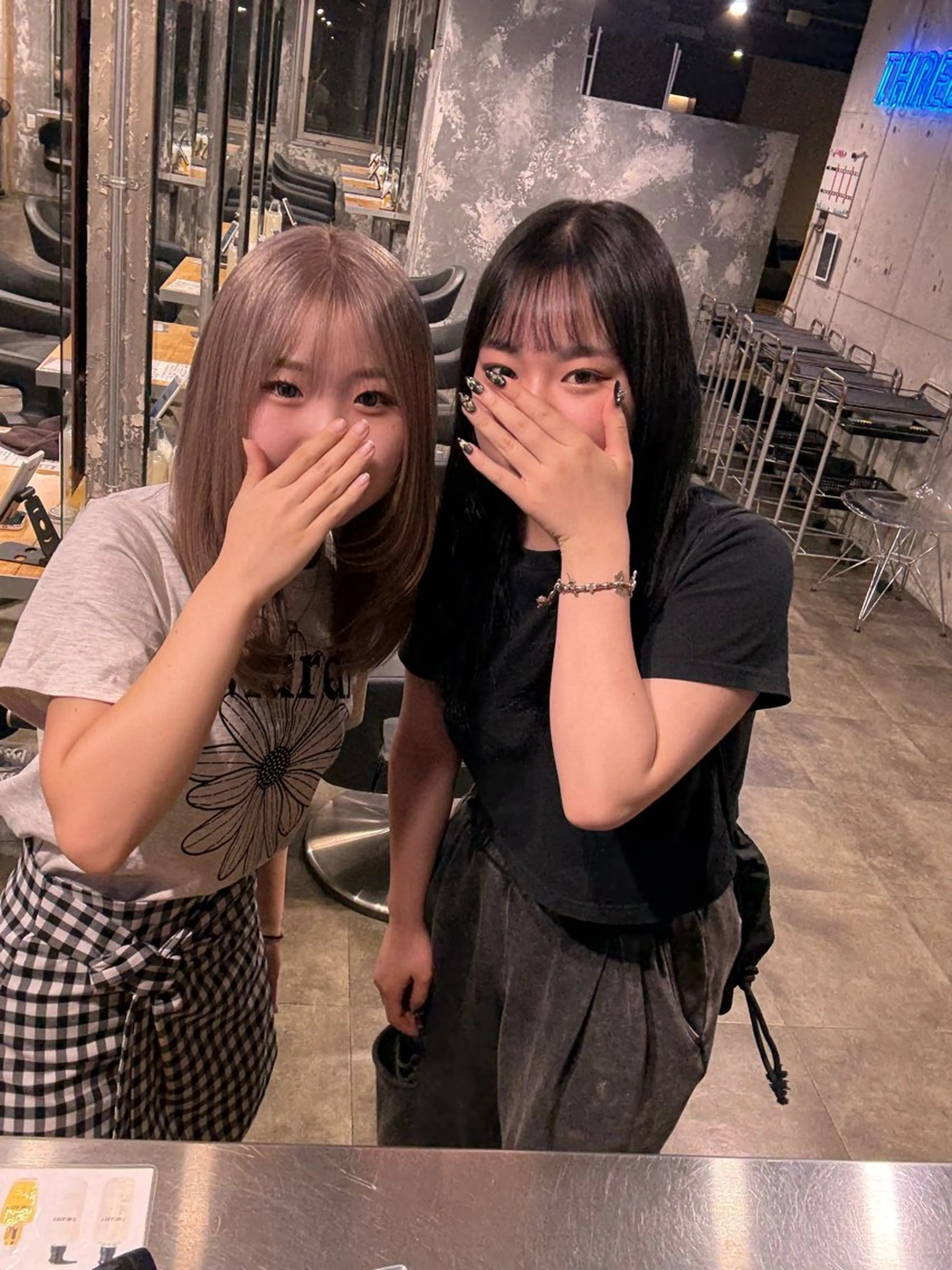 カラー ヘアカラー トリートメント ベージュ🤎ダブル カラー/レイヤー🧸のヘアスタイル
