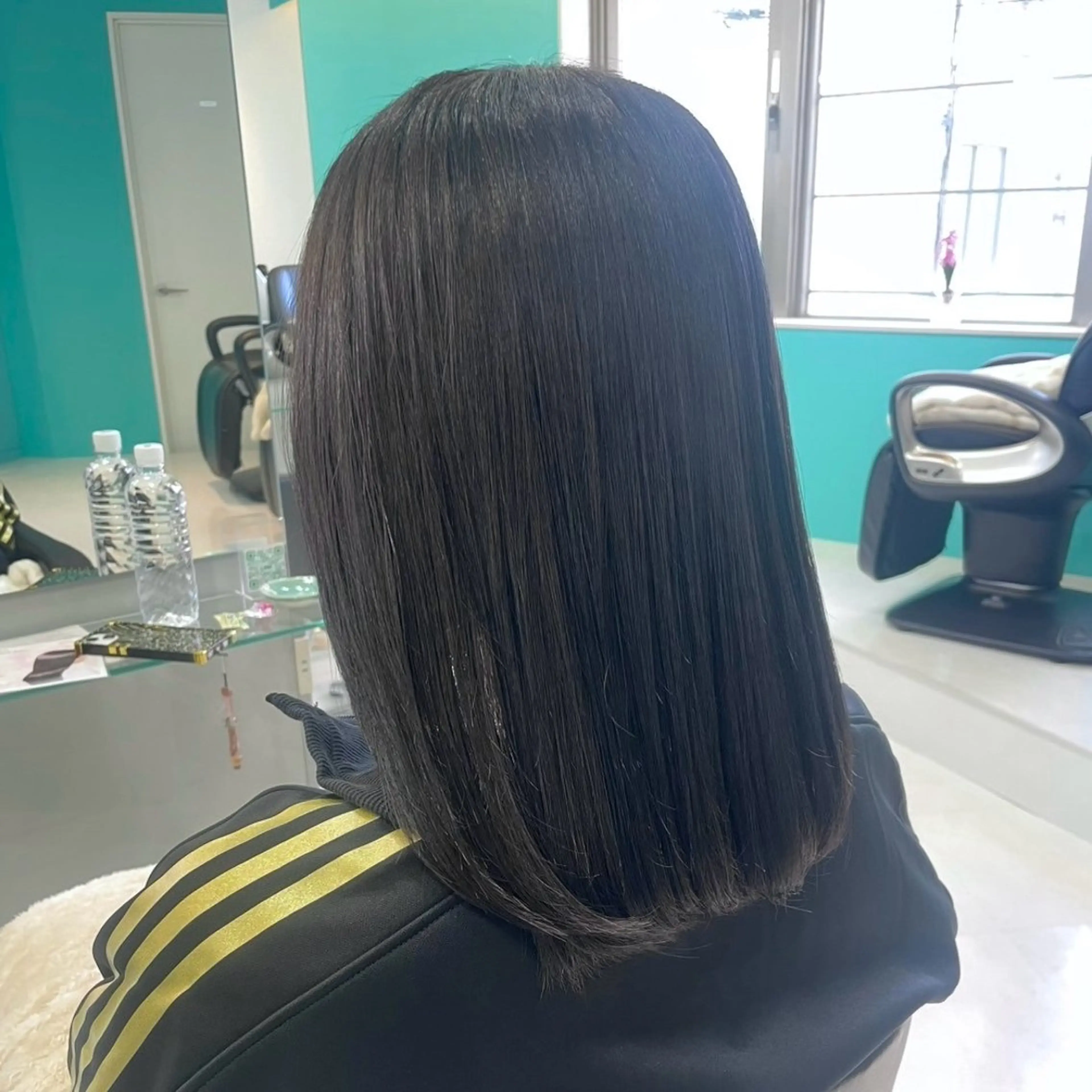 ミディアム カラー バイオレットカラー 艶/透明感 🫧カラーのヘアスタイル