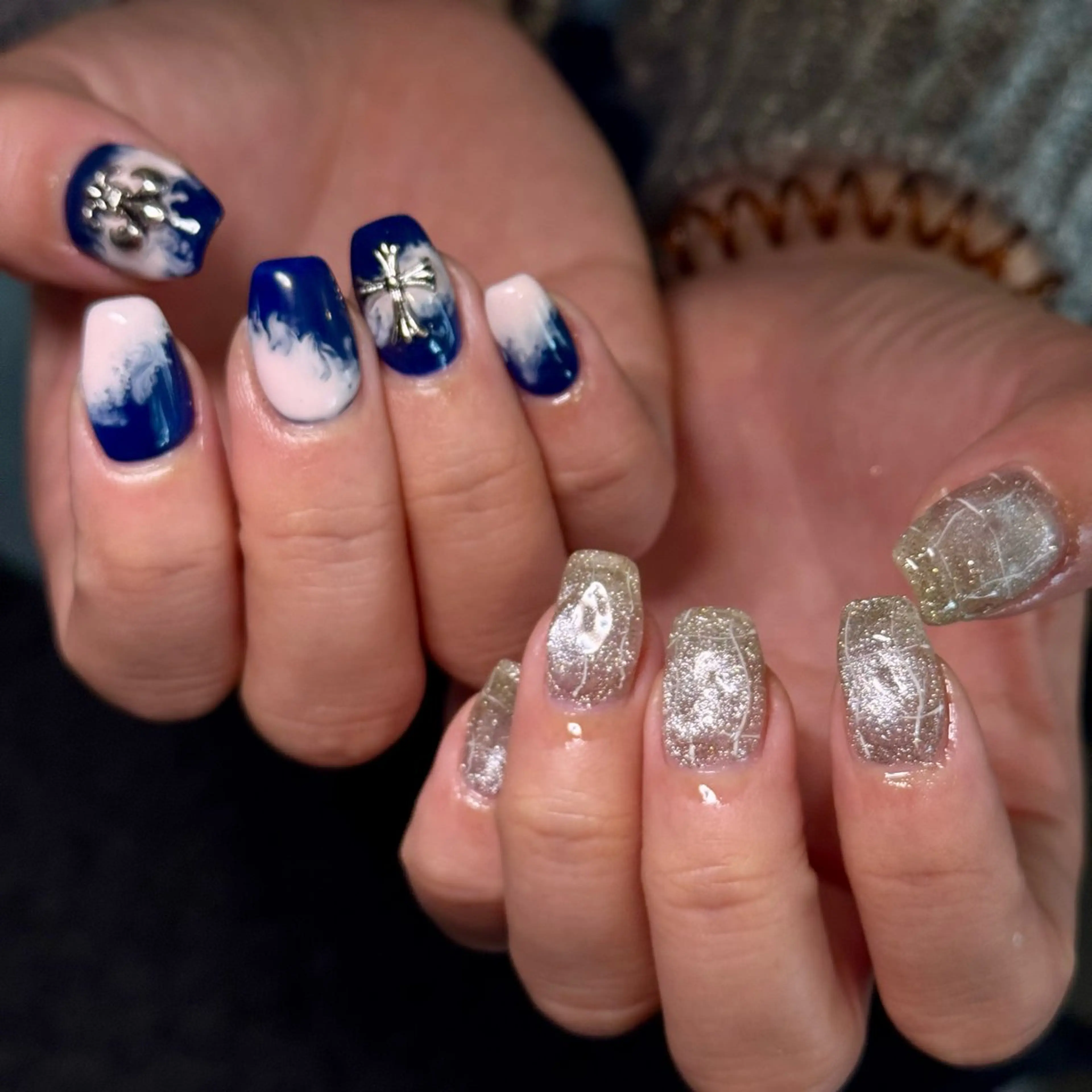 ネイル ハンドネイル nail salon supe_所属・supe_ 八幡🐺*❅·̩͙のネイルデザイン