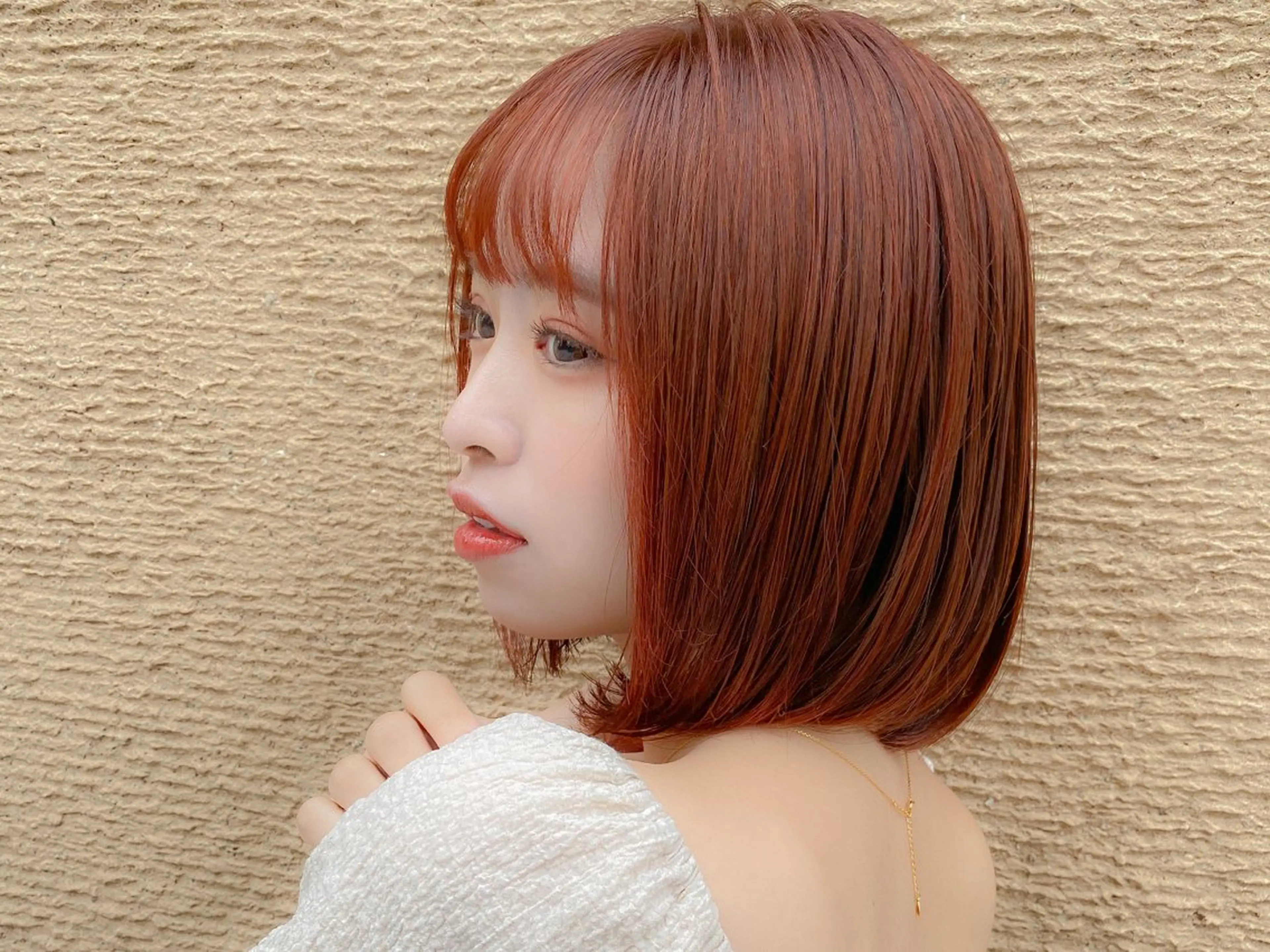 ショート カラー 似合わせカット ウルフレイヤー&ボブ ✨やわ感ベージュ中野のヘアスタイル