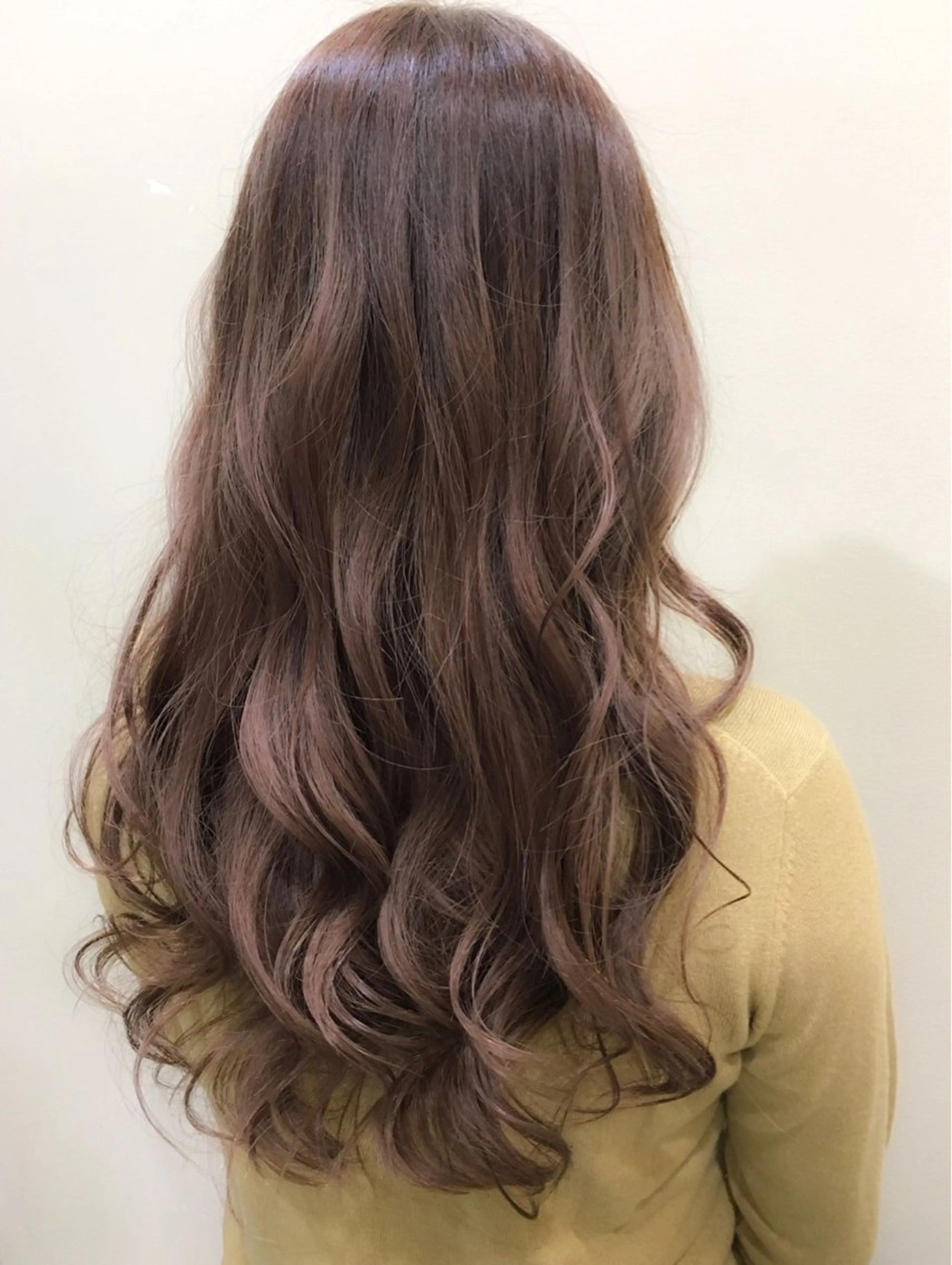 ロング カラー パーマ ヘアカラー トリートメント stylist/ボブ ことの/韓国レイヤーのヘアスタイル