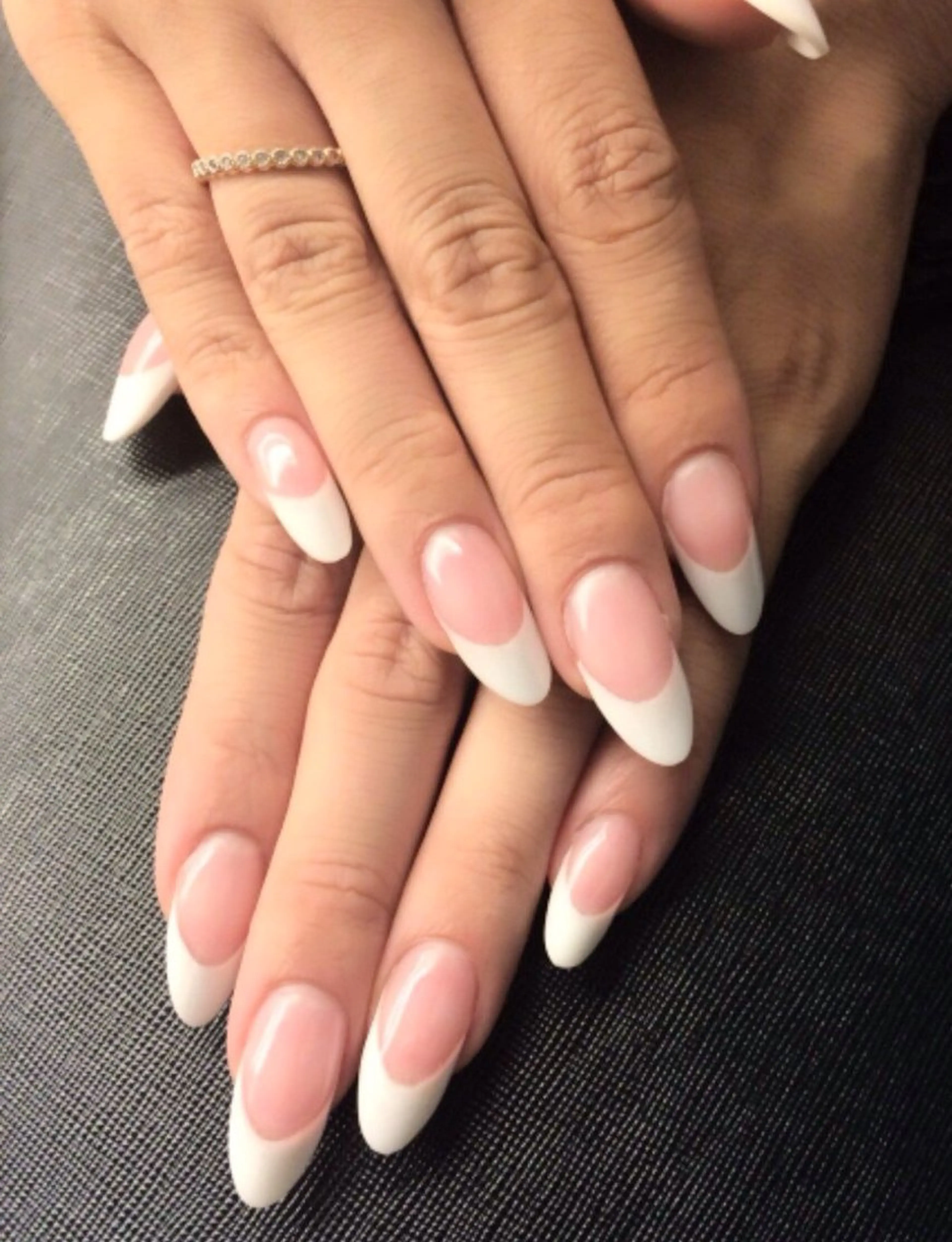 ネイル 長さ出し フレンチネイル スカルプネイル tete nailstudioのネイルデザイン
