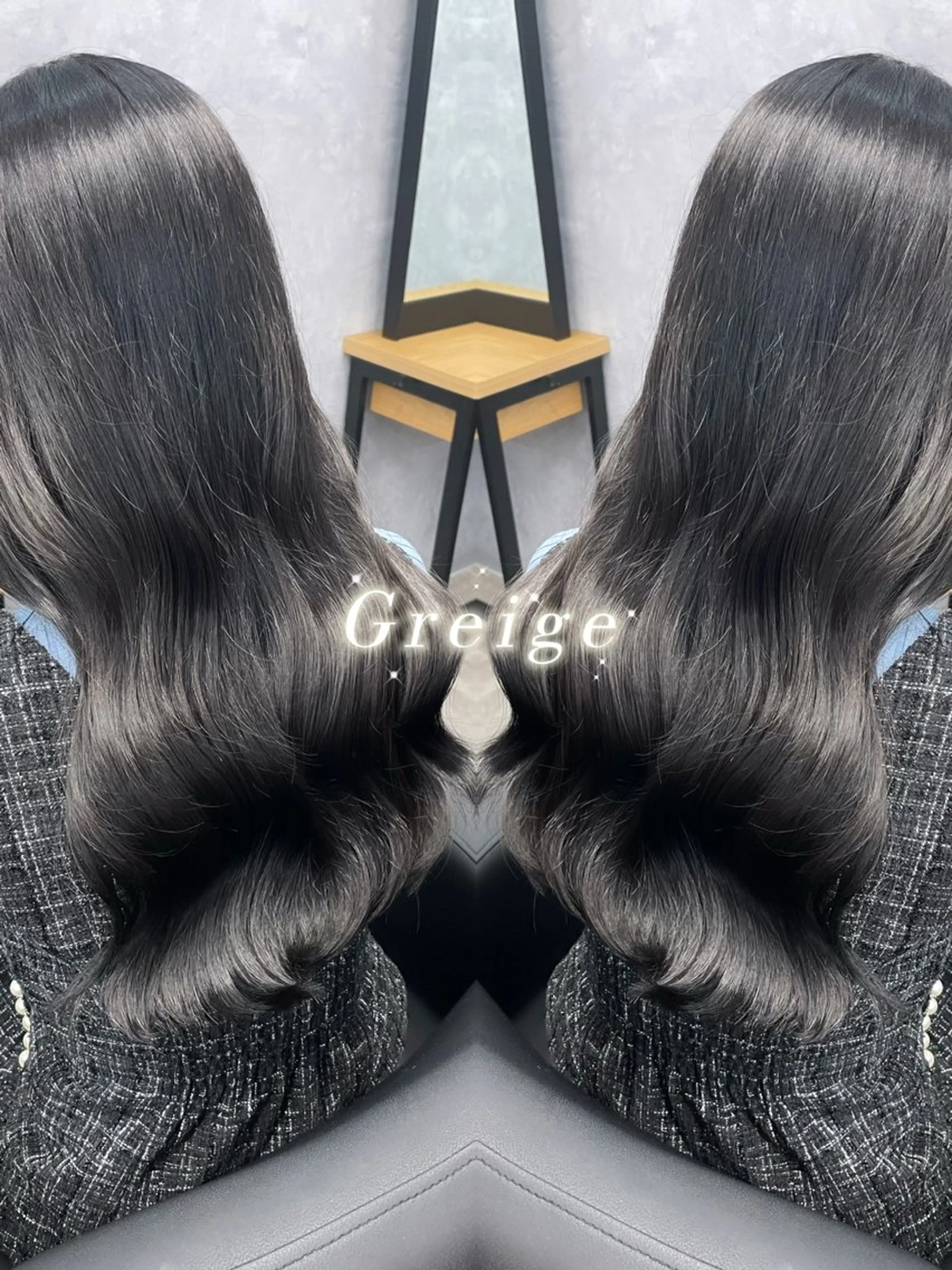 ロング カラー ヘアカラー 熊谷 有紗のヘアスタイル