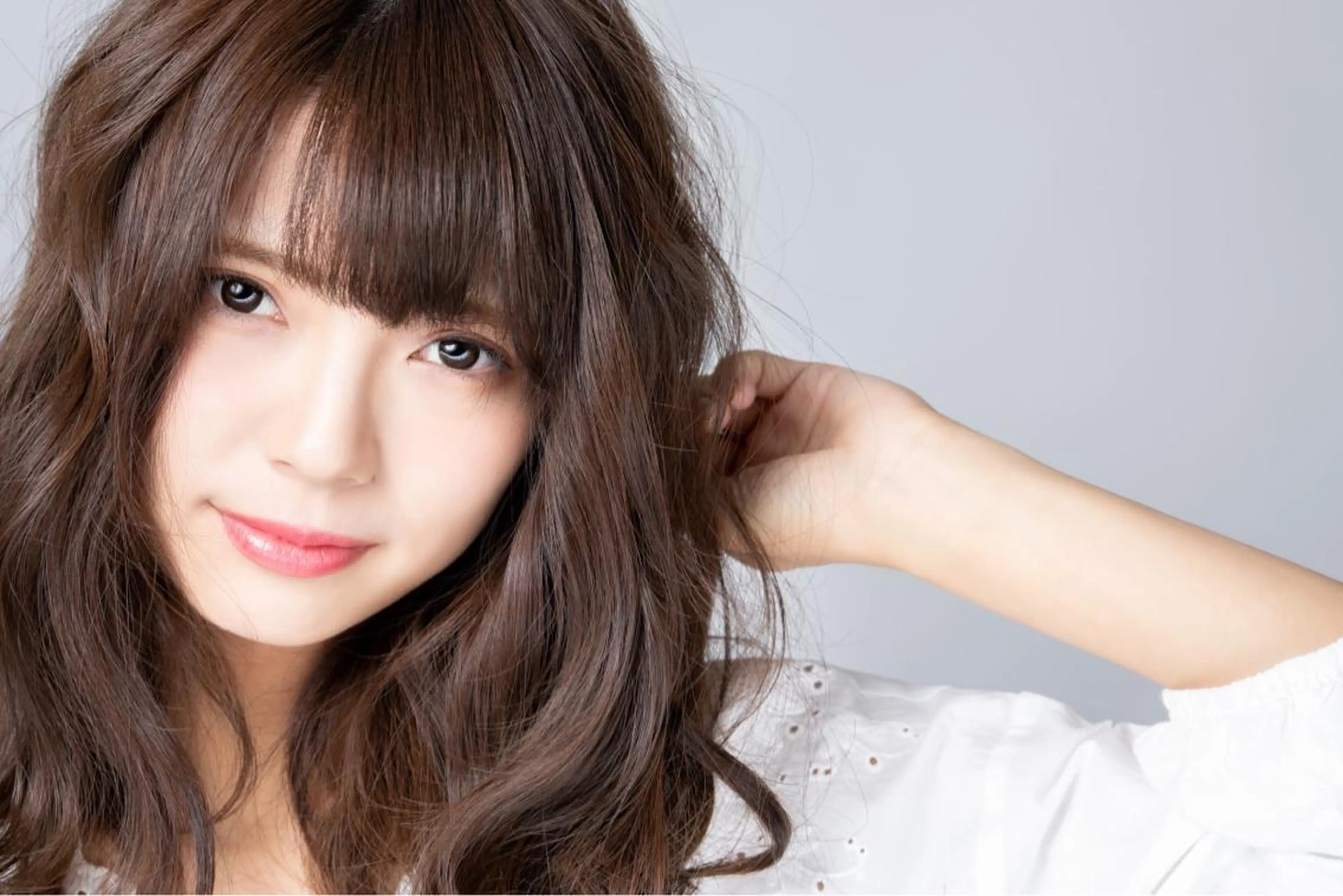 セミロング カラー エフェクトブリーチ エクステhiroのヘアスタイル