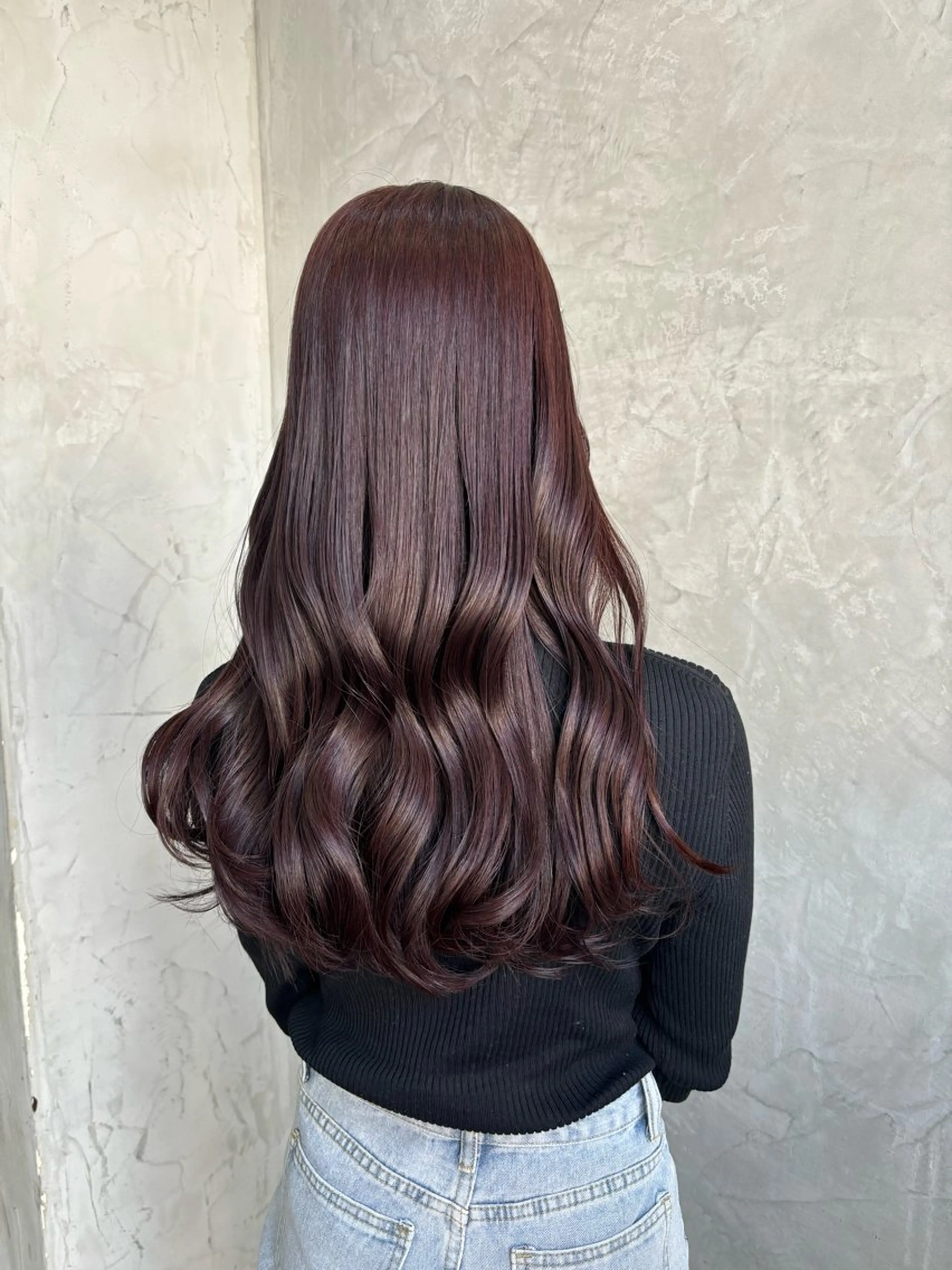 カラー ブラウンカラー ピンクカラー fudge所属・MaisonHALU 松浦光咲のヘアスタイル