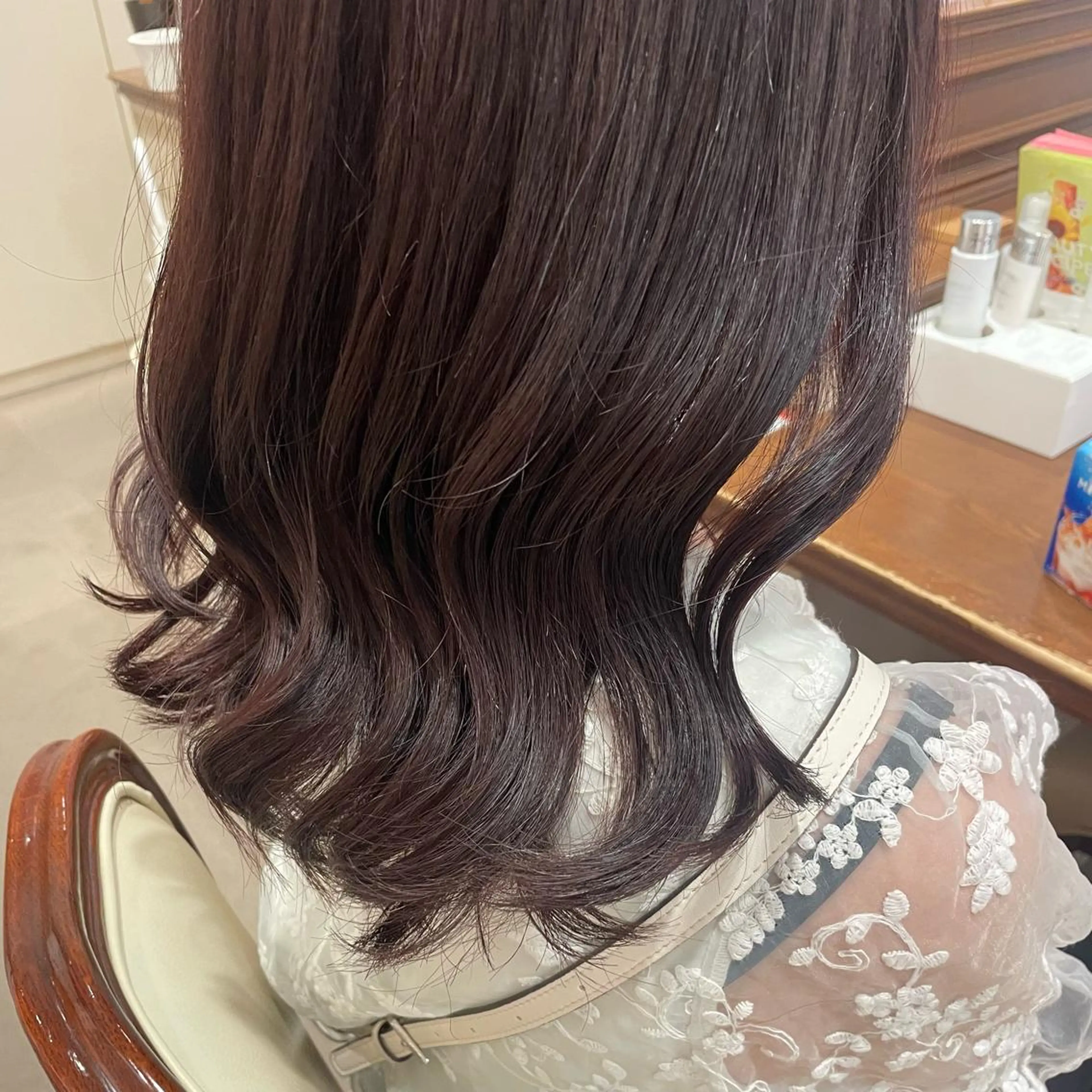 カラー ブリーチ ラベンダーカラー ブリーチなしカラー 🍪ﾖｼｲﾊﾙﾈ🍪 ﾗﾍﾞﾝﾀﾞｰｶﾗｰのヘアスタイル
