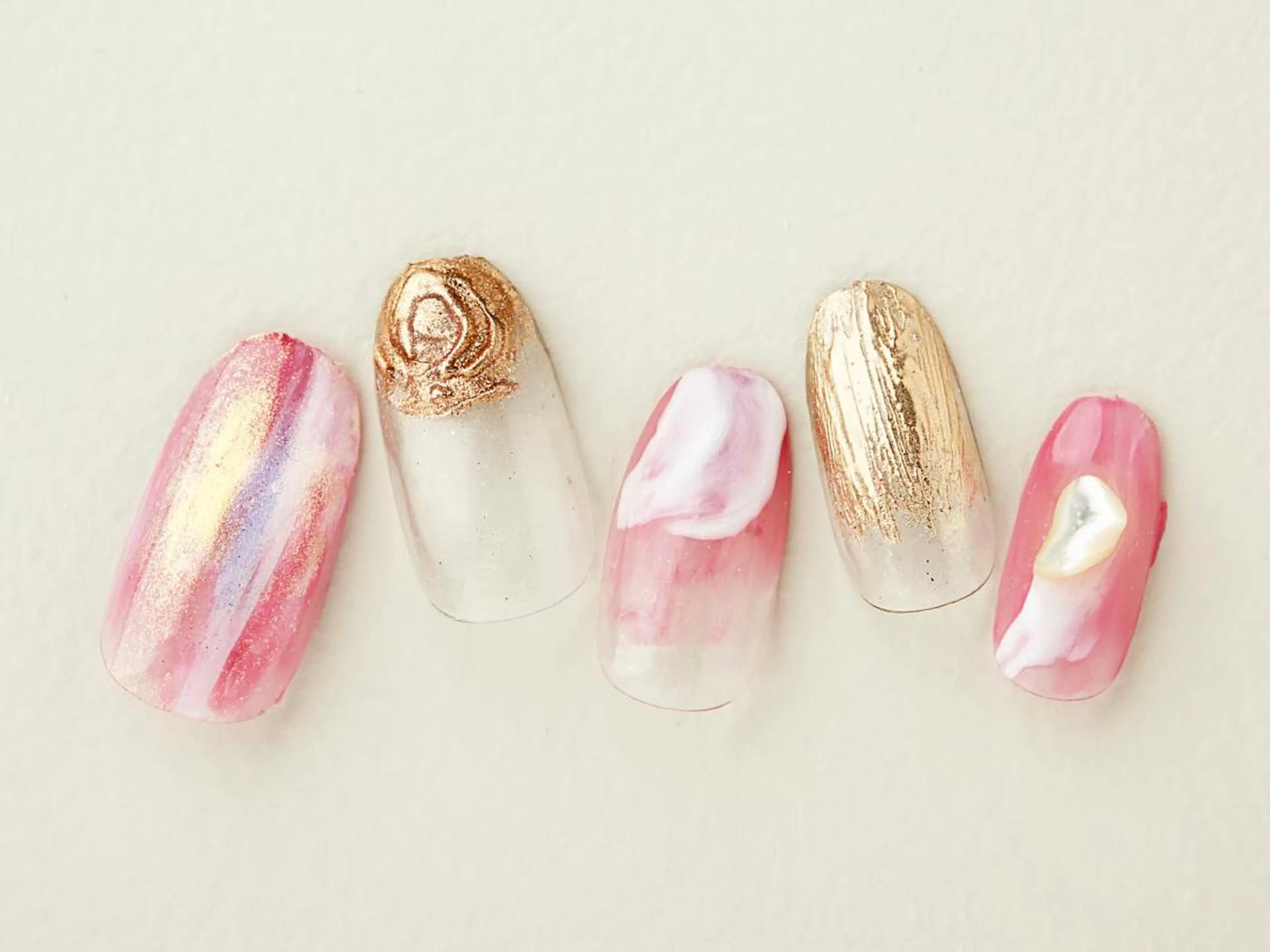 ネイル 桜ネイル 長さ出し フラッシュネイル フットネイル フレンチネイル ハンドネイル 💗🪽Tiary Nail🪽💗のネイルデザイン