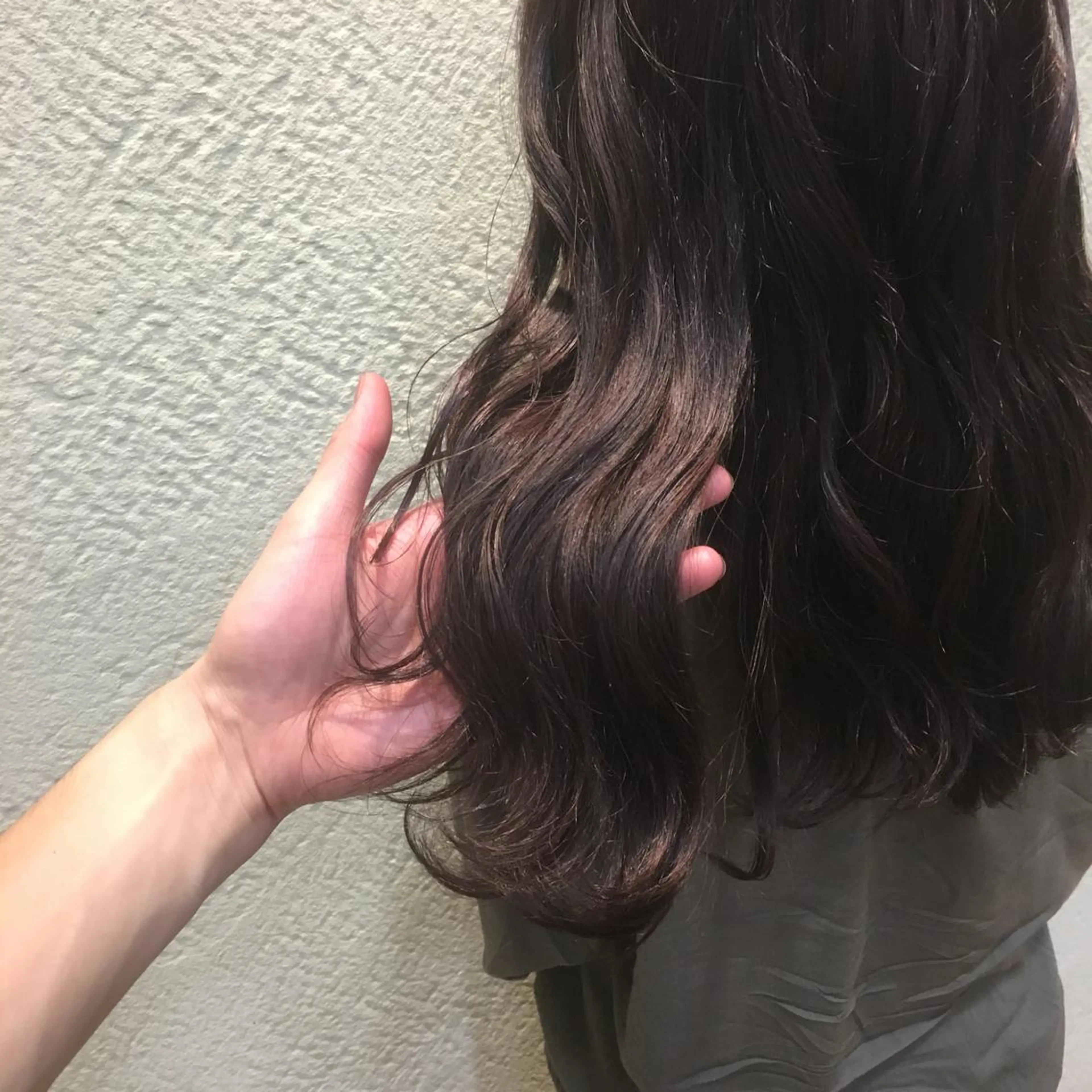 ロング カラー ラベンダーカラー ショートカット パーマ石井のヘアスタイル