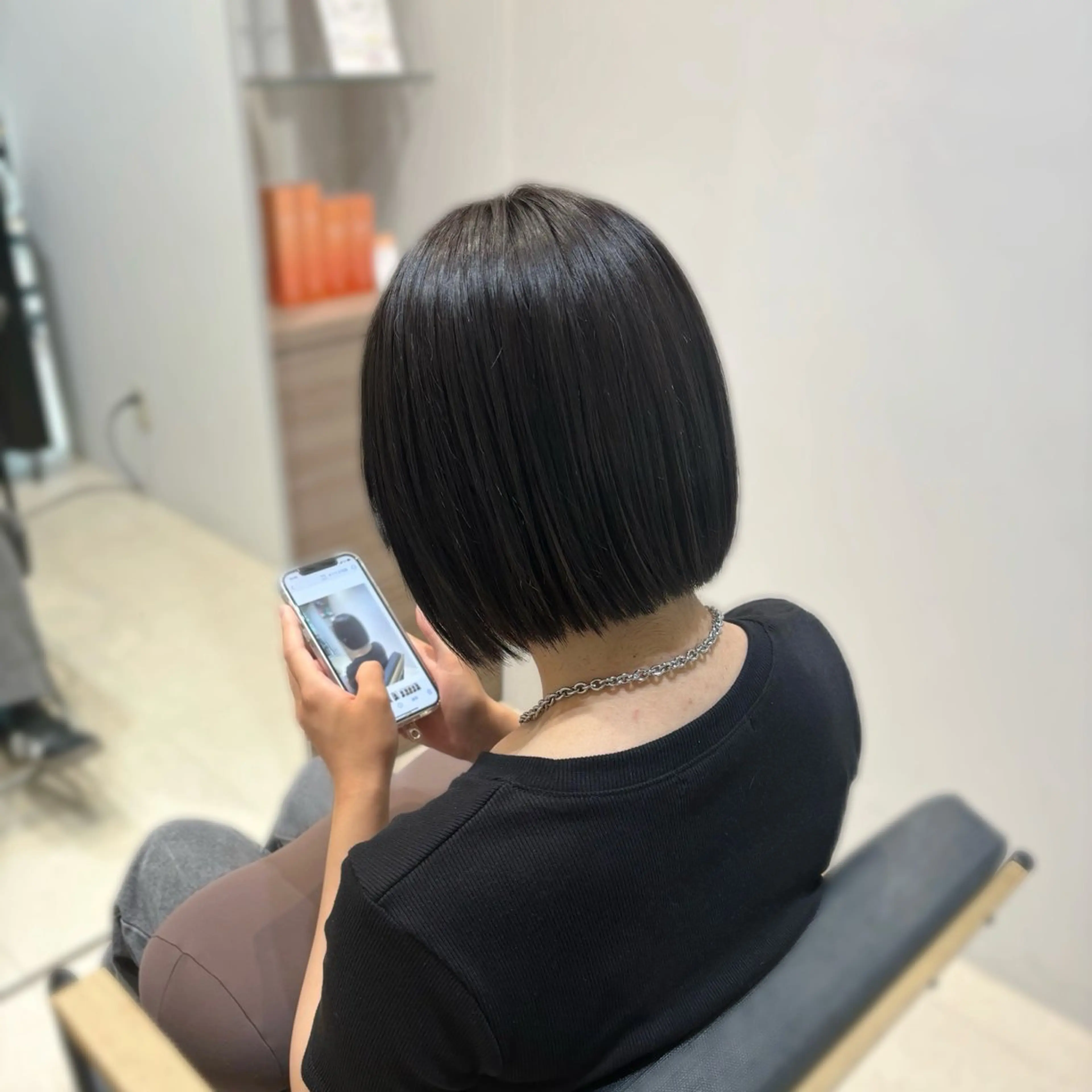 ミディアム ボブ AMELY静岡呉服町店所属・末吉 帆華 AMELY呉服町店のマツエク・マツパデザイン