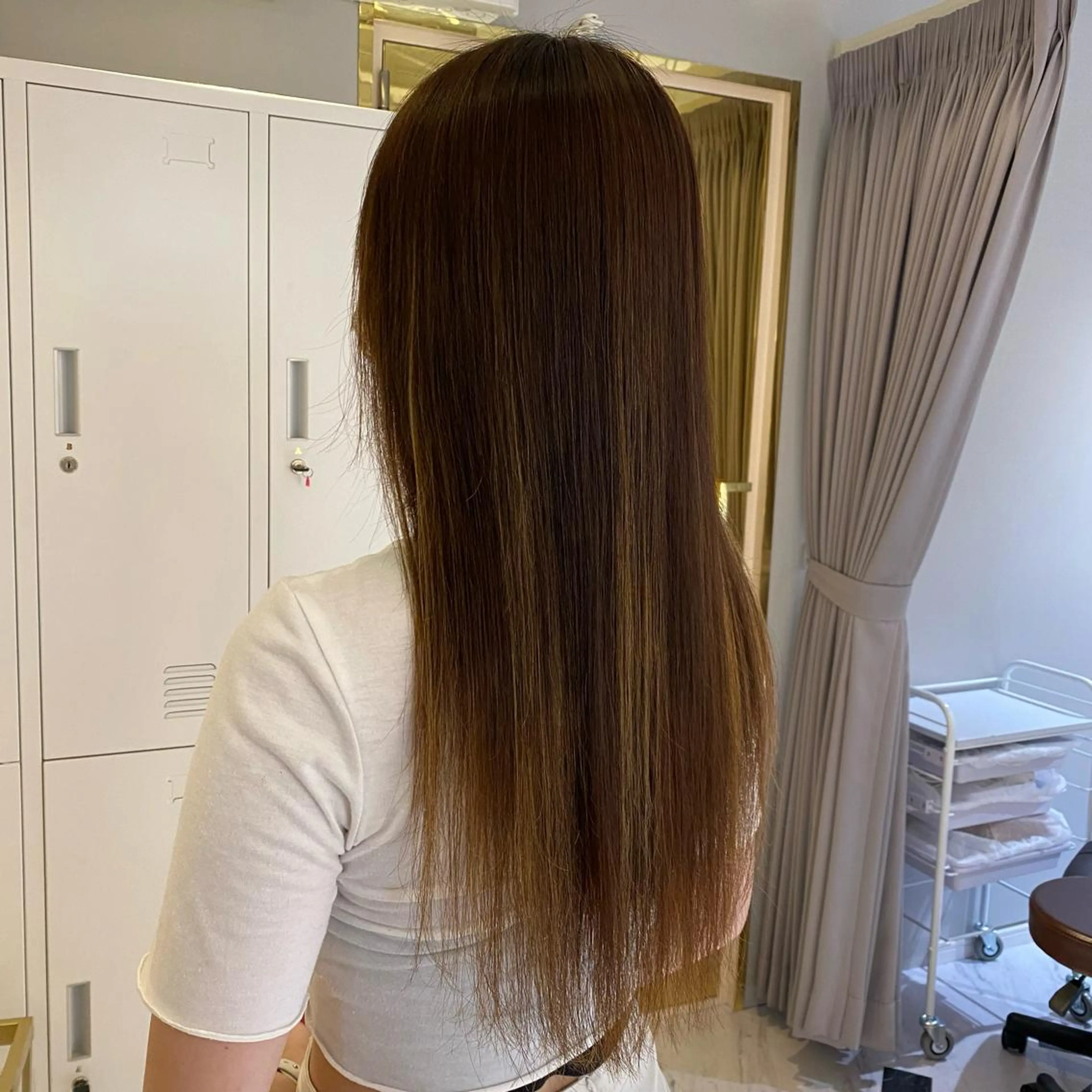 ロング カラー ヘアアレンジ くせ毛 酸性ストレート トリートメント ekolu北梅田店所属・梅田中崎町髪質改善 /オキヒロト/エコルのヘアスタイル
