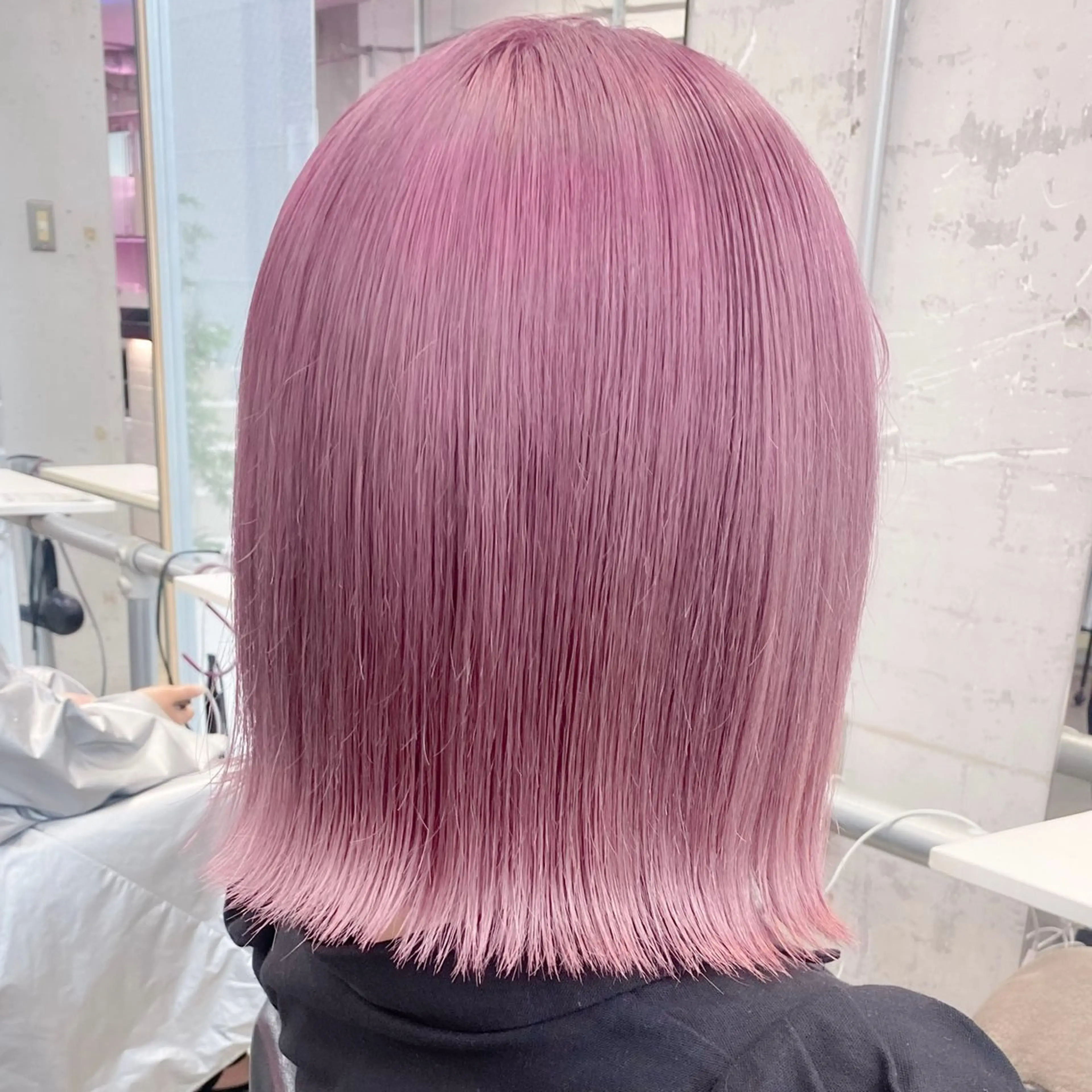 ミディアム カラー ヘアアレンジ ヘアカラー 💗💗韓国レイヤー yu-ki💗💗のヘアスタイル