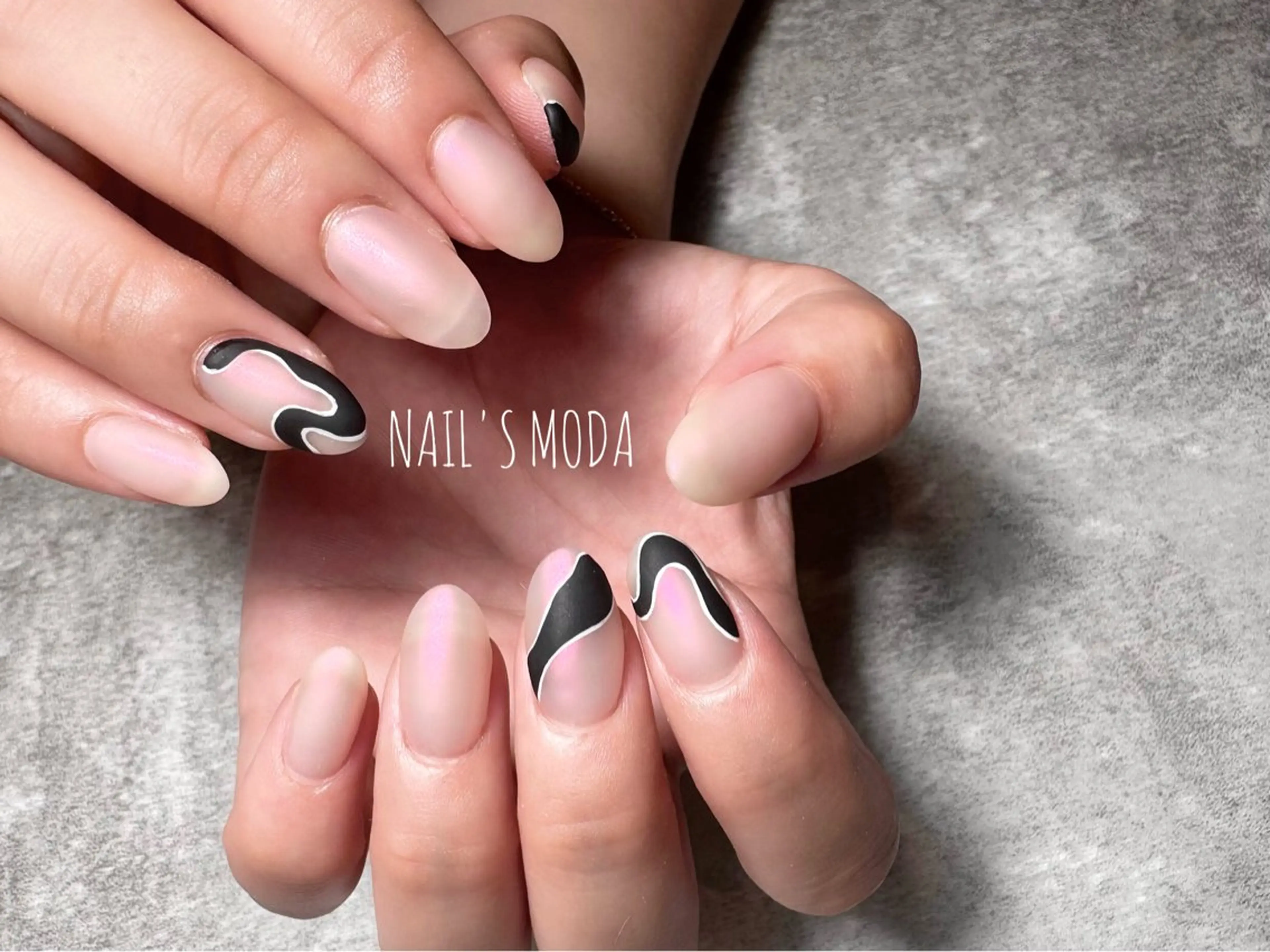 ネイル オーロラネイル マットネイル NAIL'S MODAのネイルデザイン