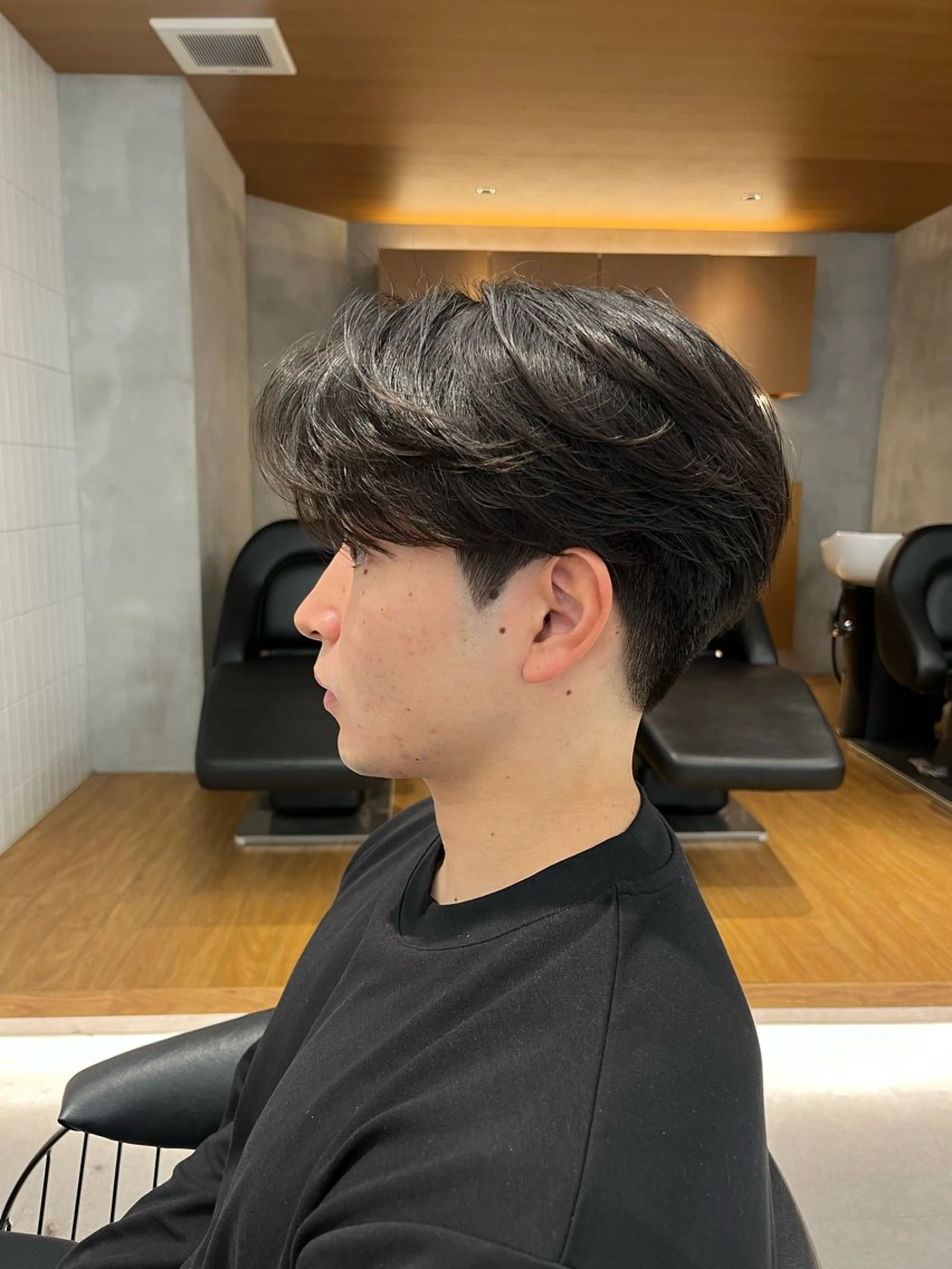 メンズ nico TOKYO Logic店所属・表参道/センター パート/MIZUKIのヘアスタイル