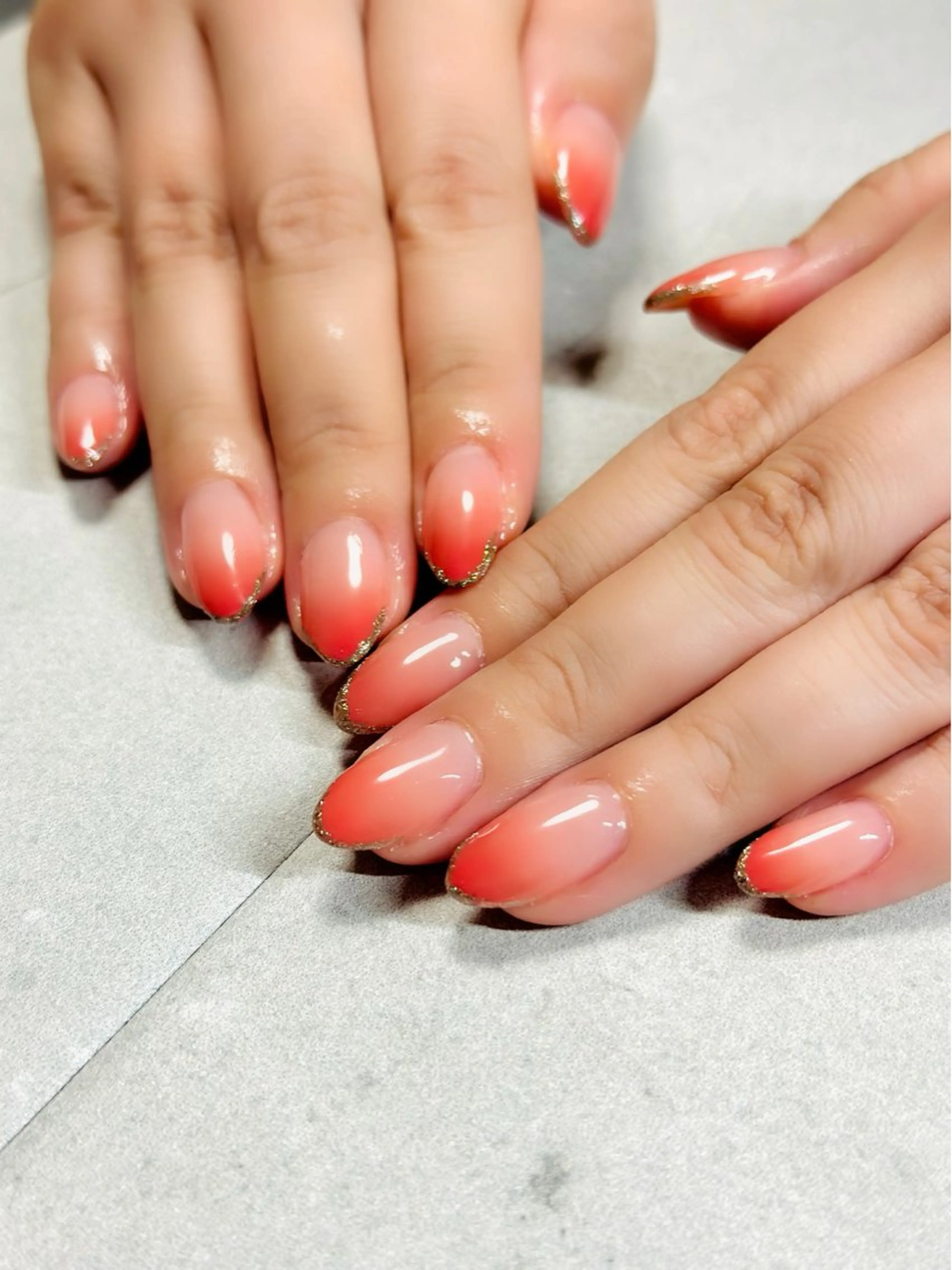 ネイル フレンチネイル ラメ(グリッター) ハンドネイル no-birisu nailのネイルデザイン
