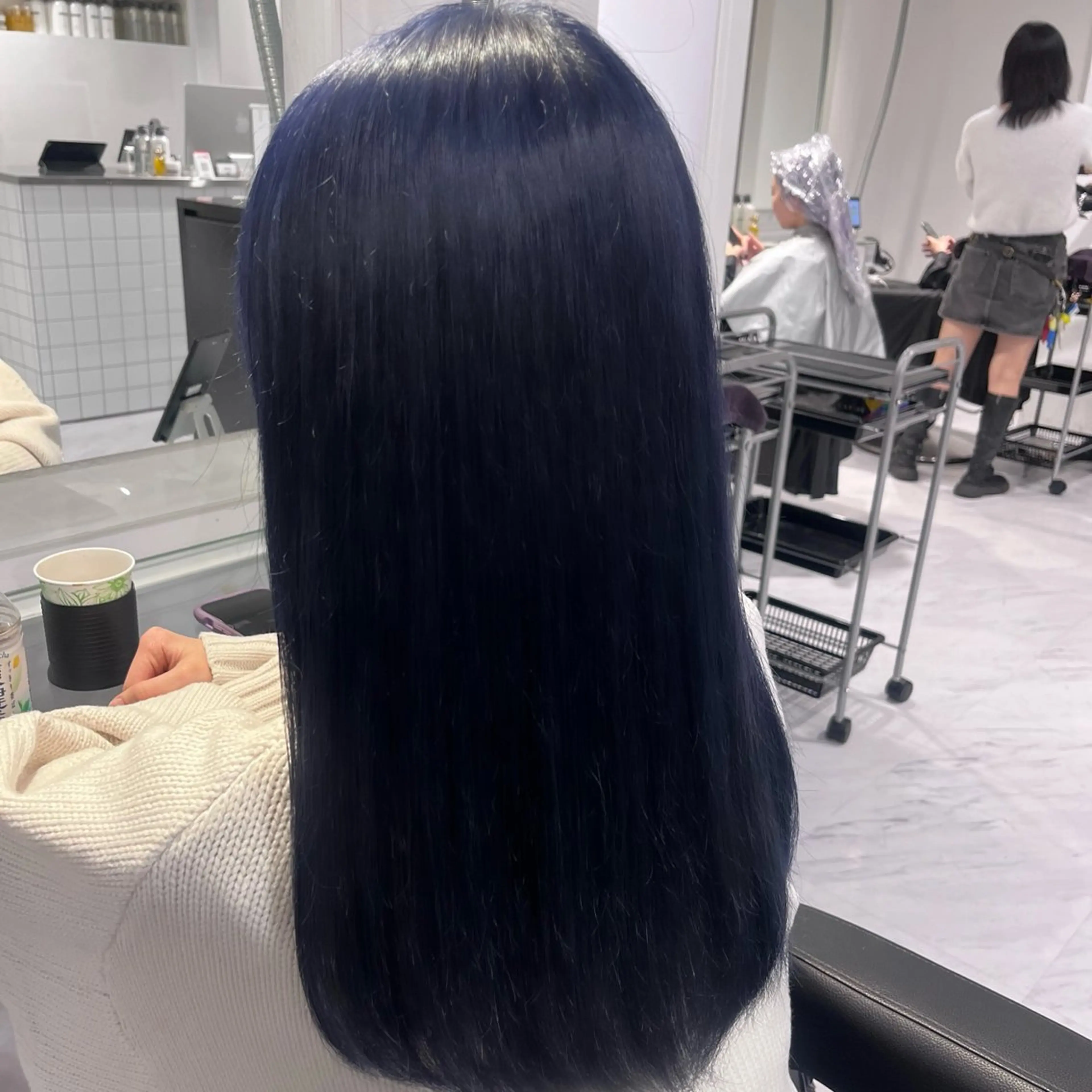 ロング カラー ヘアカラー トリートメント ヘッドスパ ヘアセット 🫧うる艶トレンド 🫧透明感カラーのヘアスタイル