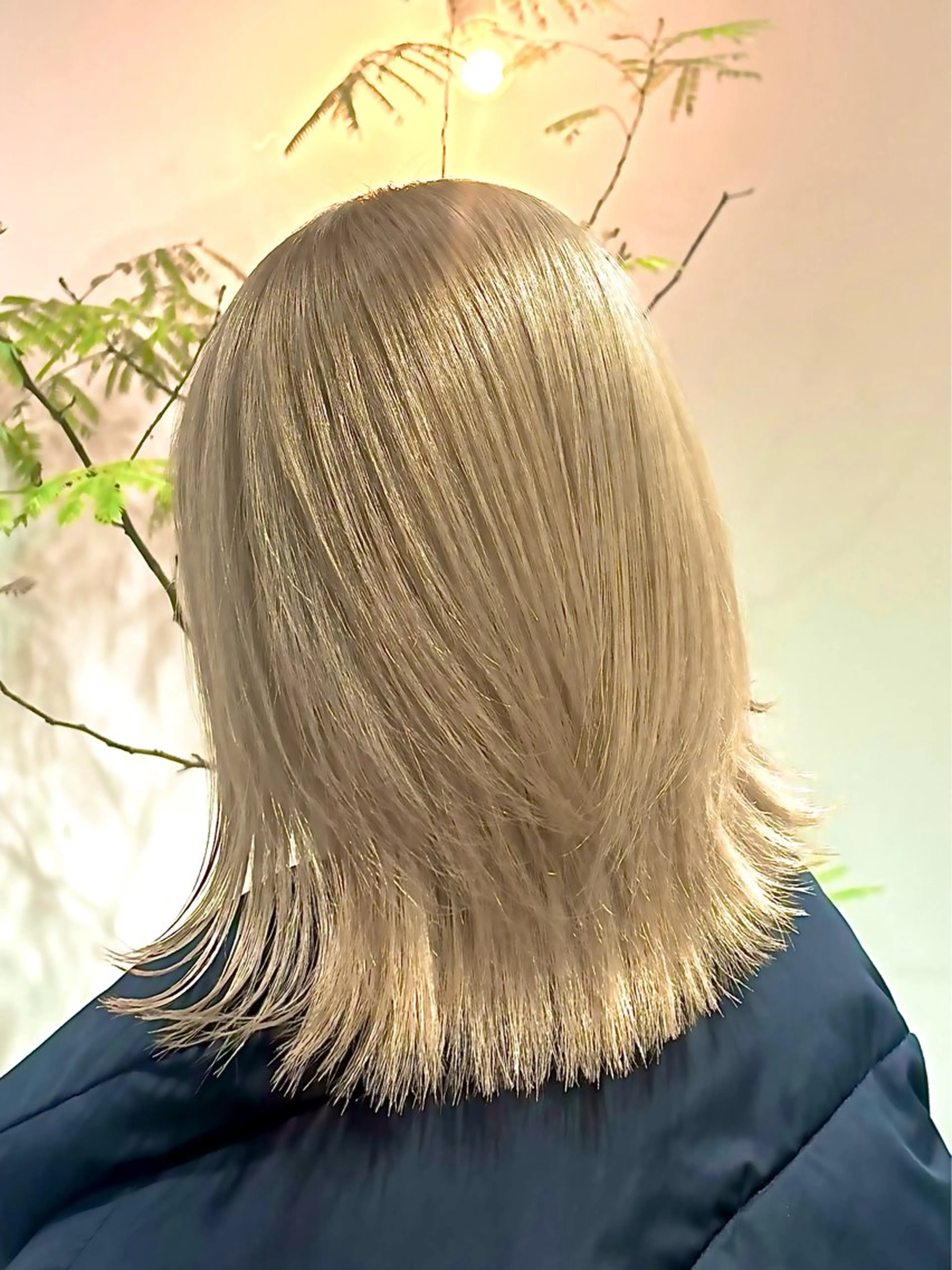 ミディアム カット ヘアカラー Helm所属・久次米 智人のヘアスタイル