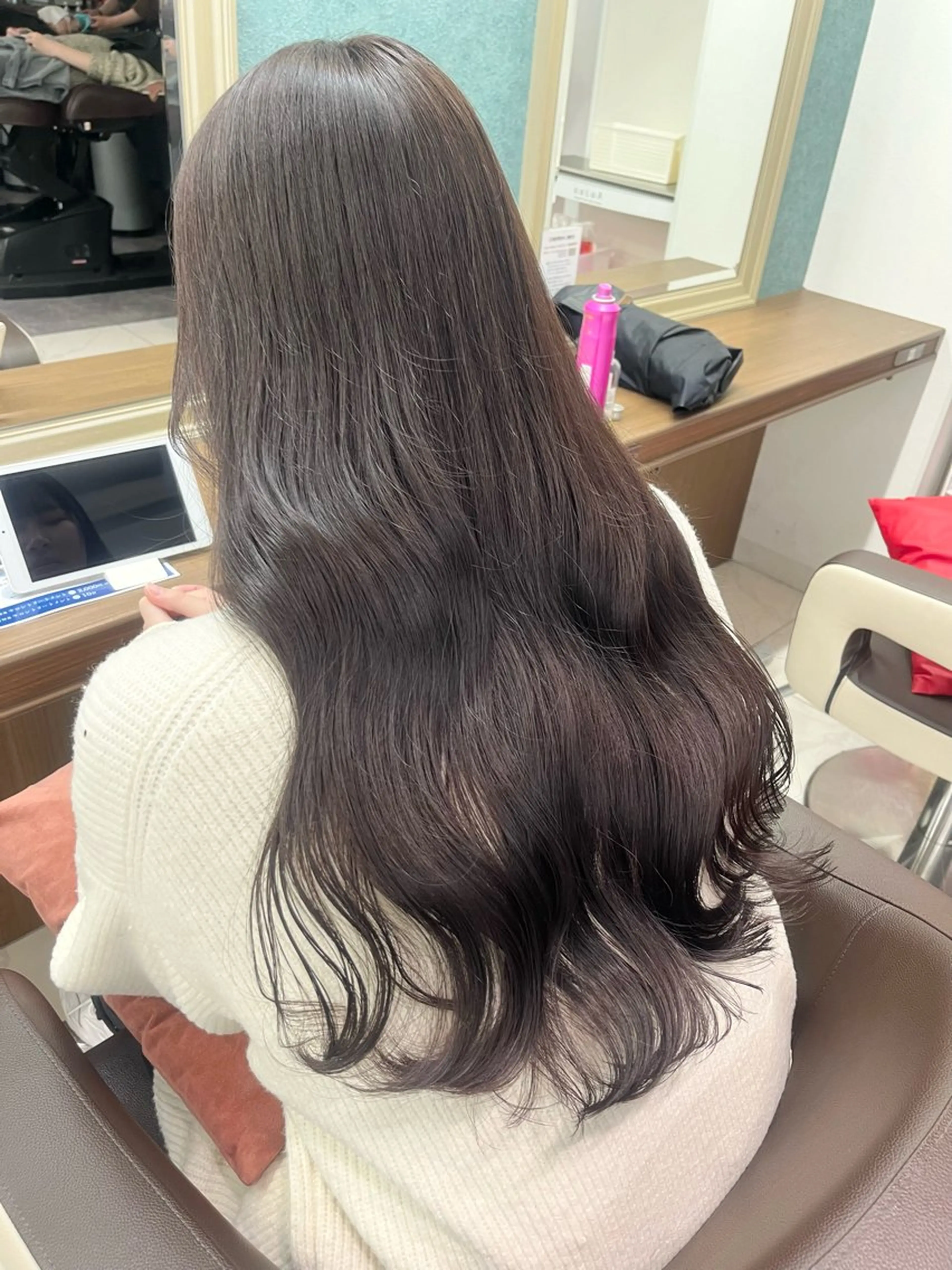 ロング カラー ラベンダーカラー カット ヘアカラー 西山梨々/ボブ/ ショート/レイヤーのヘアスタイル
