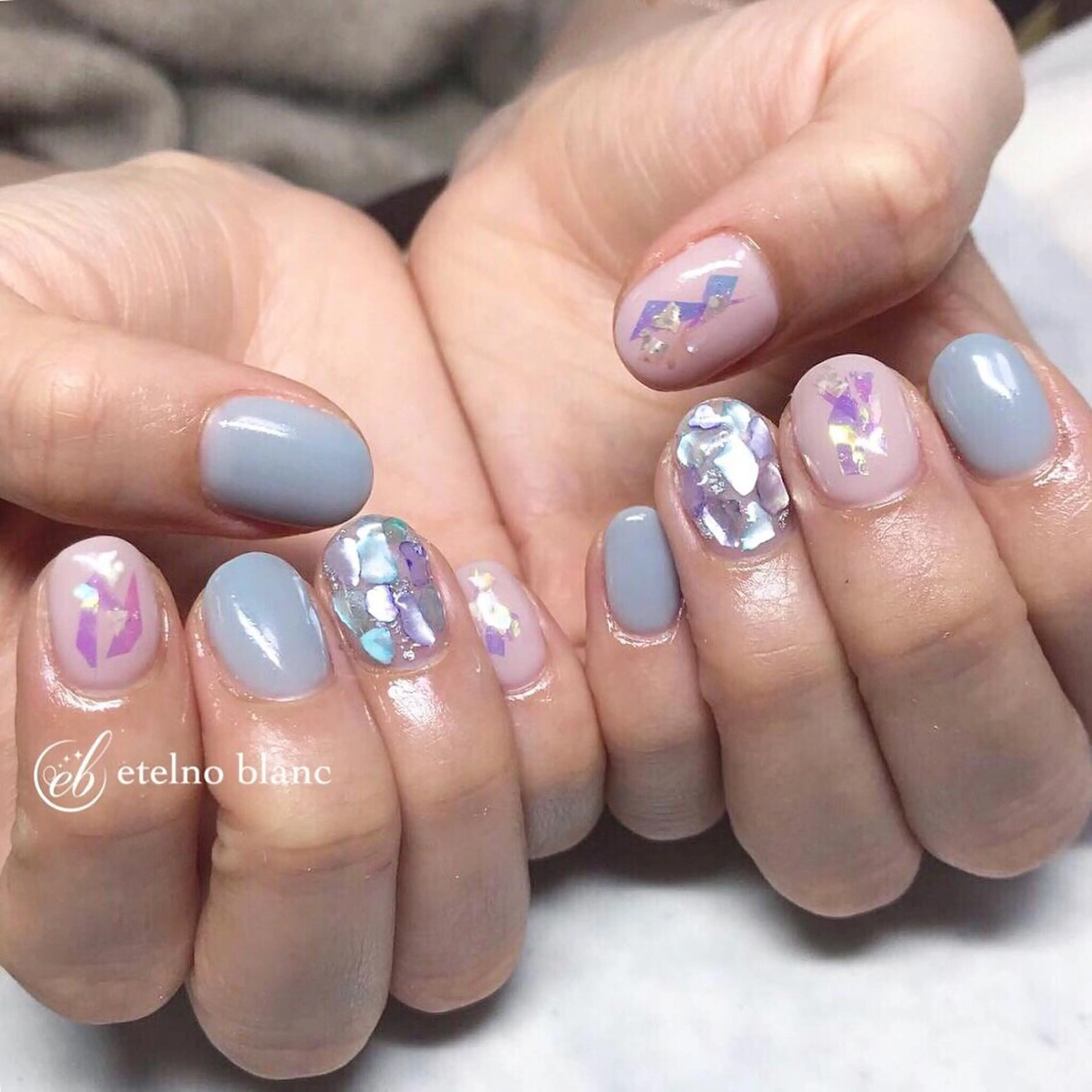 ネイル etelno blanc中目黒のネイルデザイン