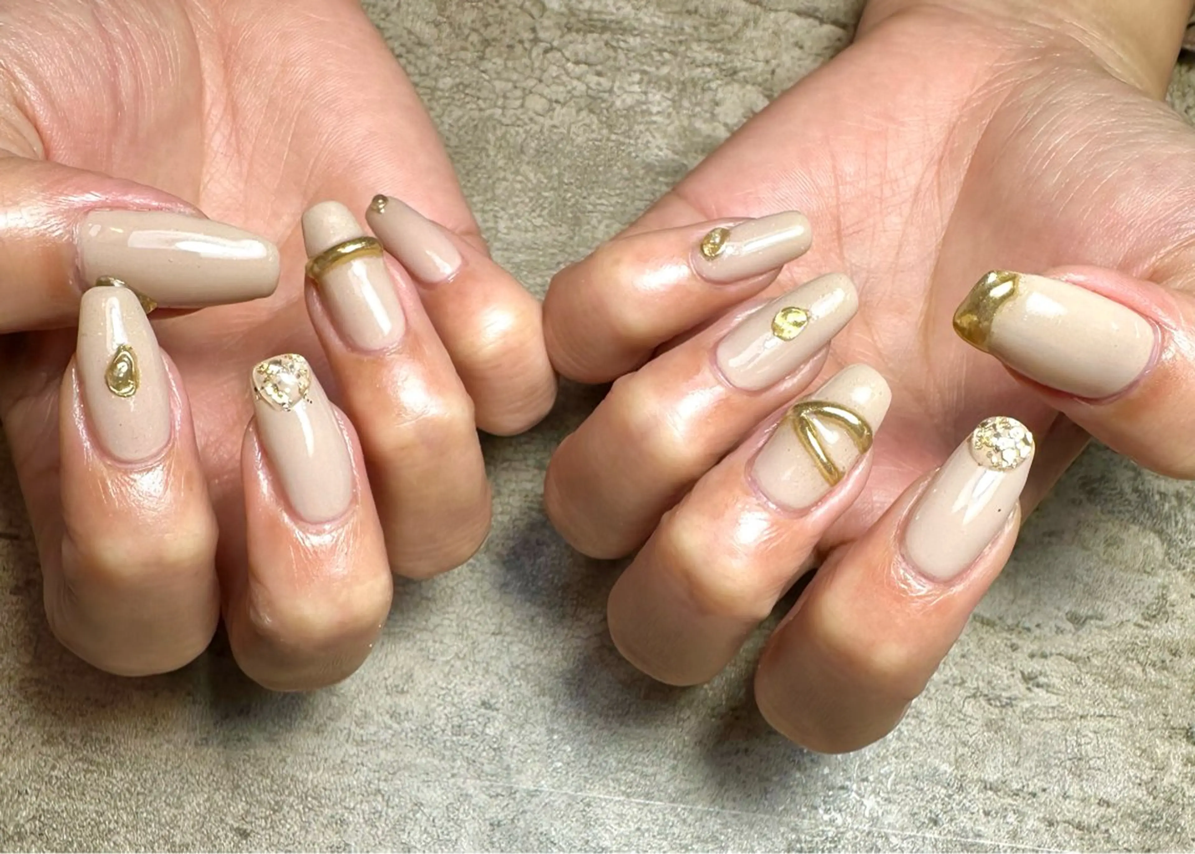 ネイル ハンドネイル フットネイル GéRanium Harukaのネイルデザイン