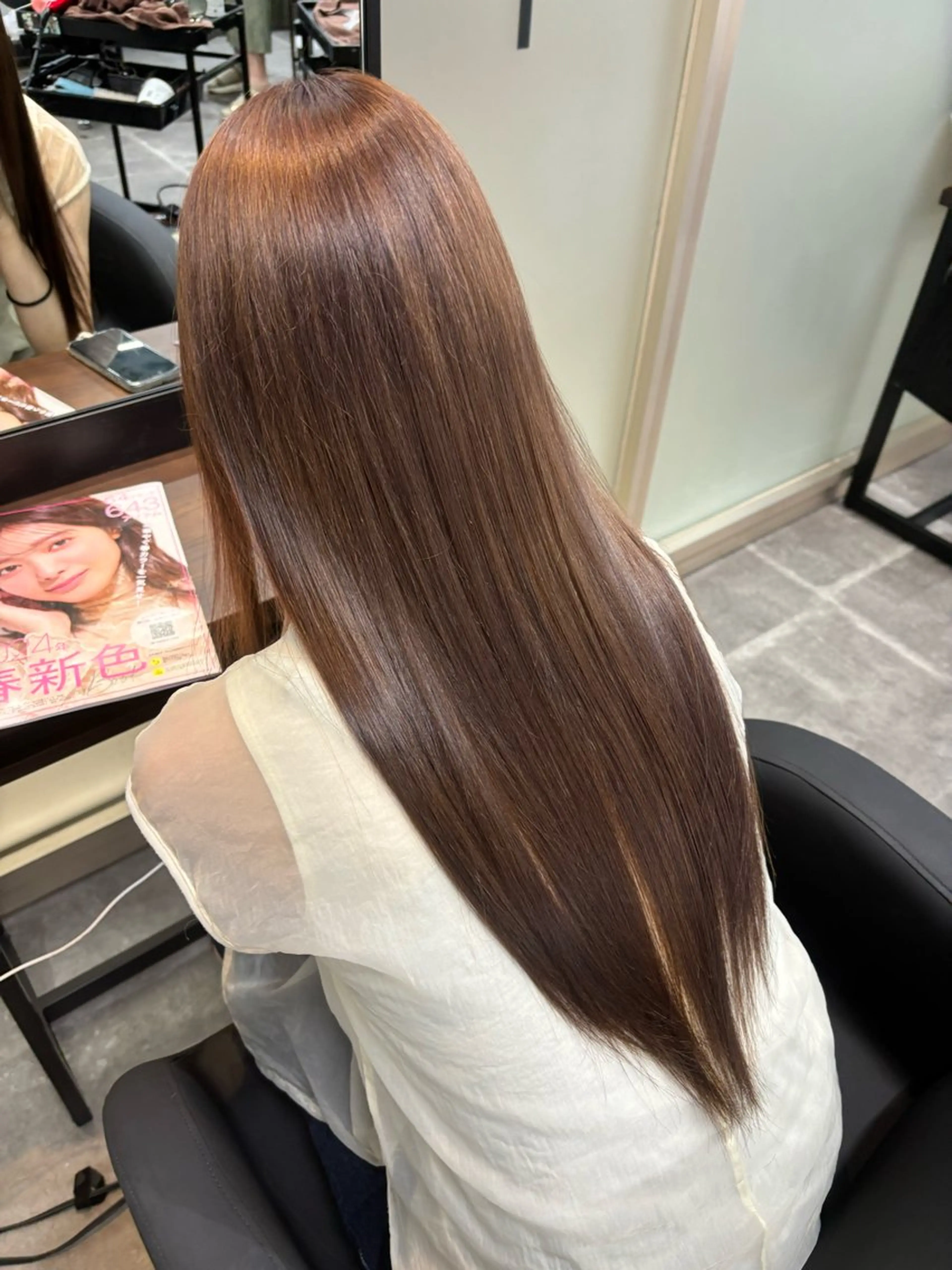 セミロング ボブ/透明感カラー 🇰🇷Ryotaのヘアスタイル