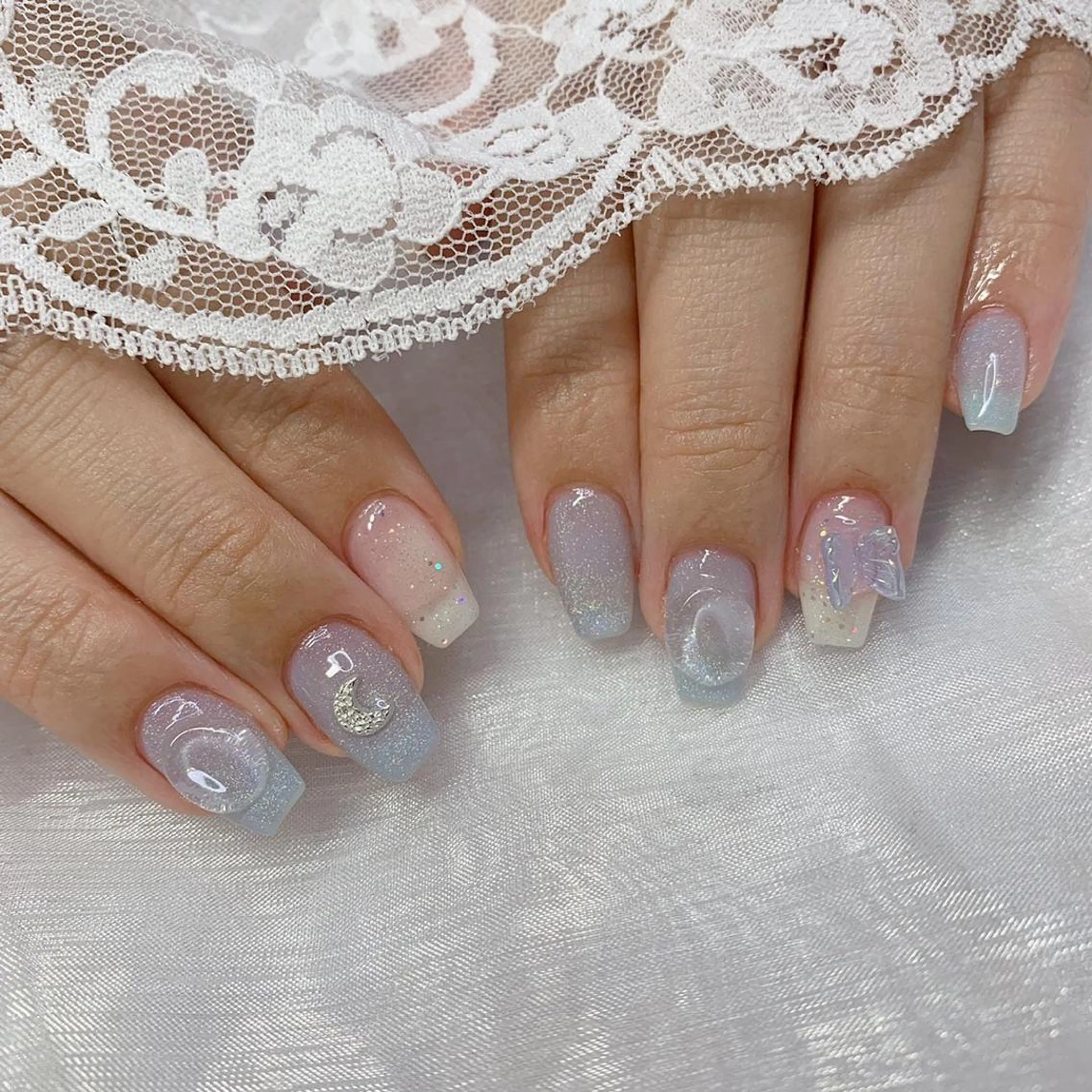 ネイル ハンドネイル La neige* yuki 🥯🍑のネイルデザイン