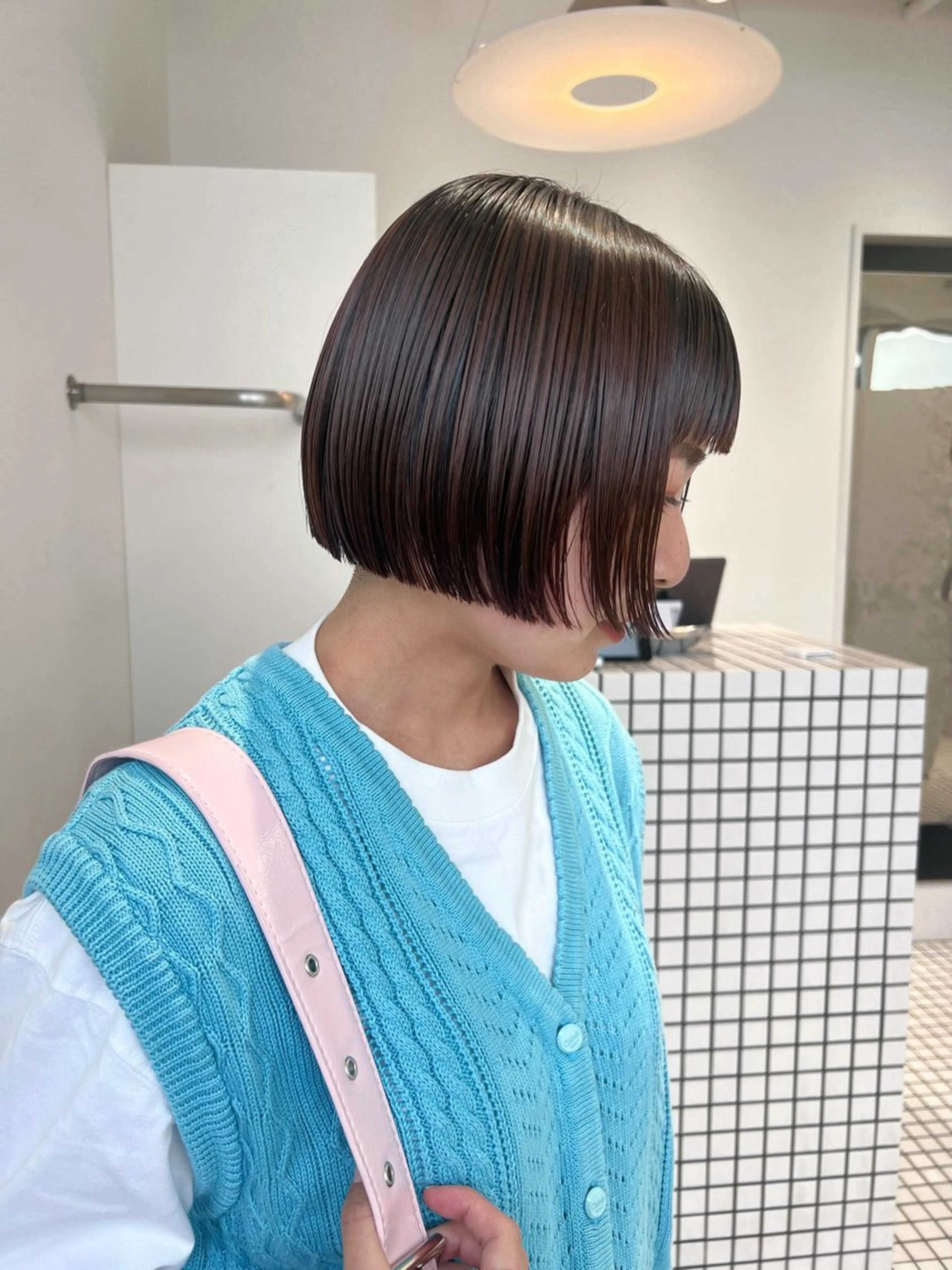 ショート ボブ カット 🌱ぱつっと/ボブ 🌱のヘアスタイル