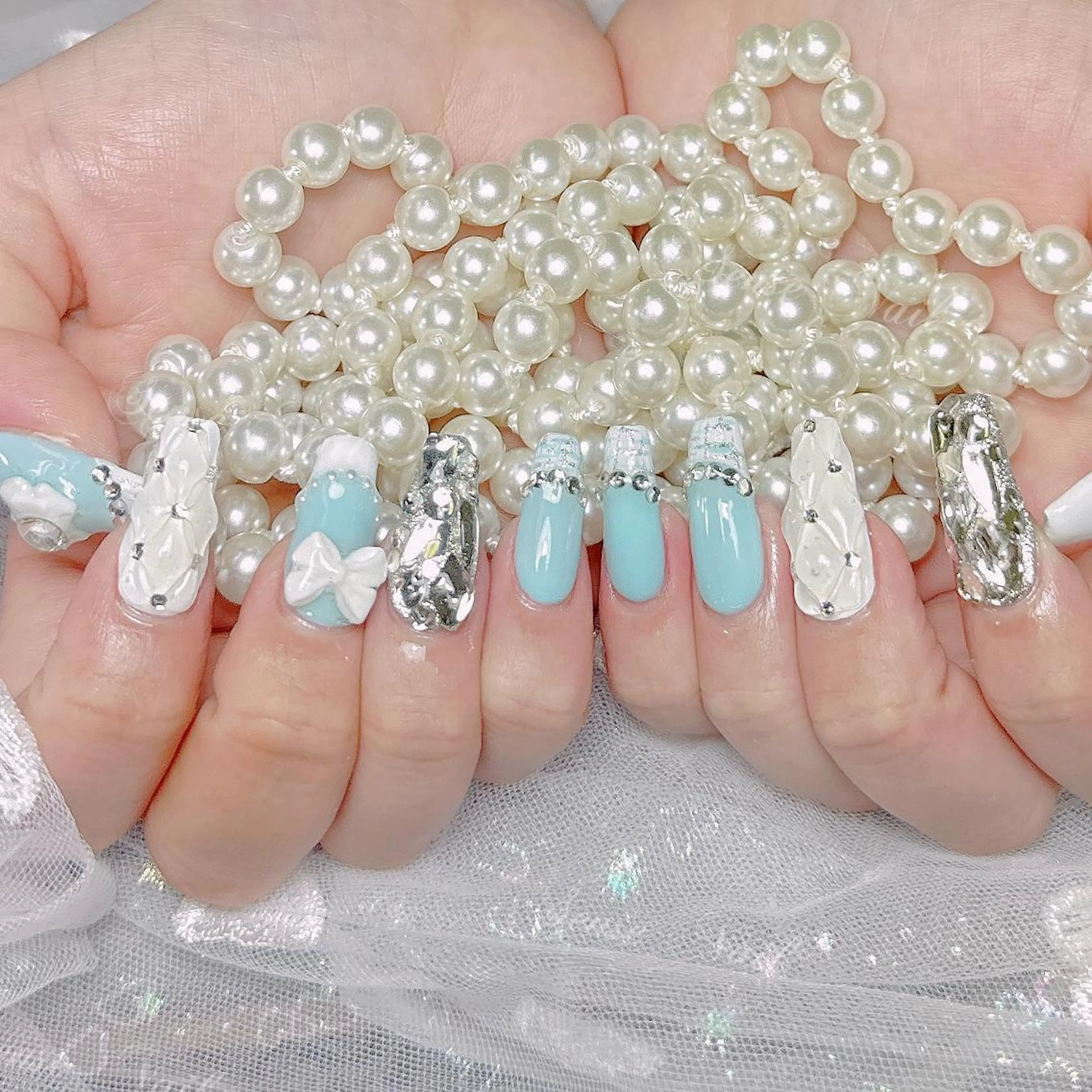 ネイル ハンドネイル Queening 🦋のネイルデザイン