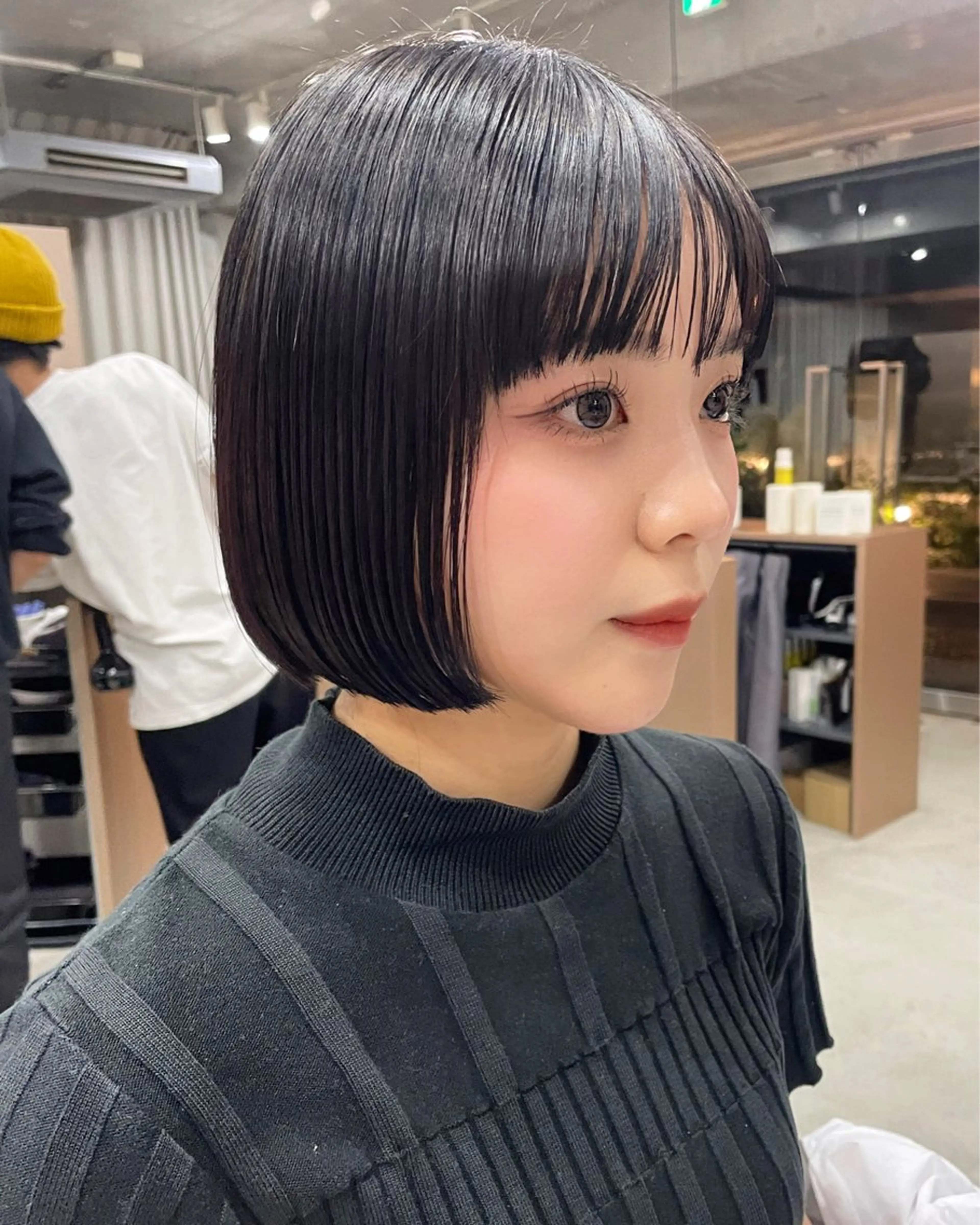 ミディアム カラー メンズカット ・パーマのヘアスタイル