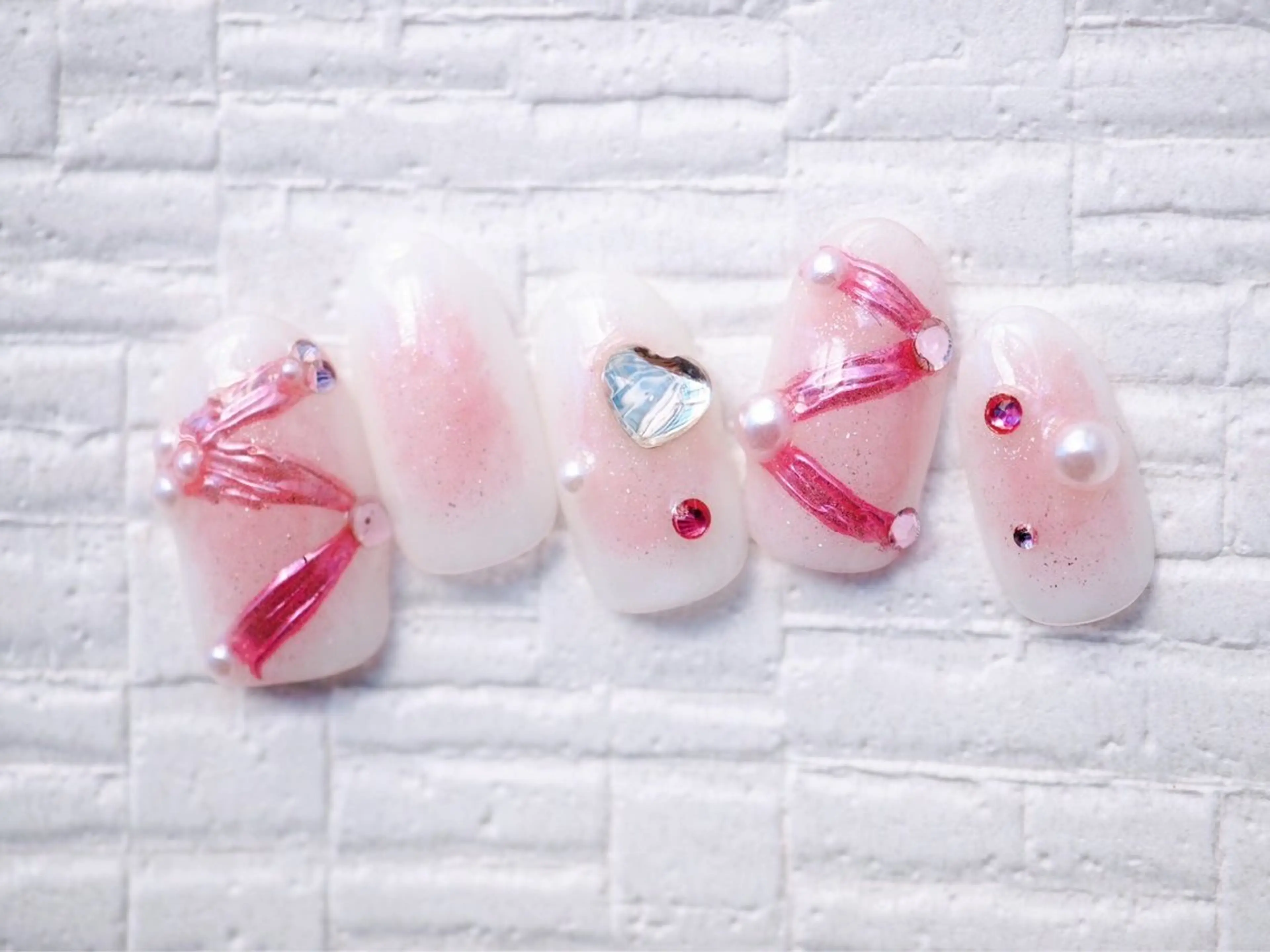 ネイル ハンドネイル トップネイリスト Ribbon立川店のネイルデザイン