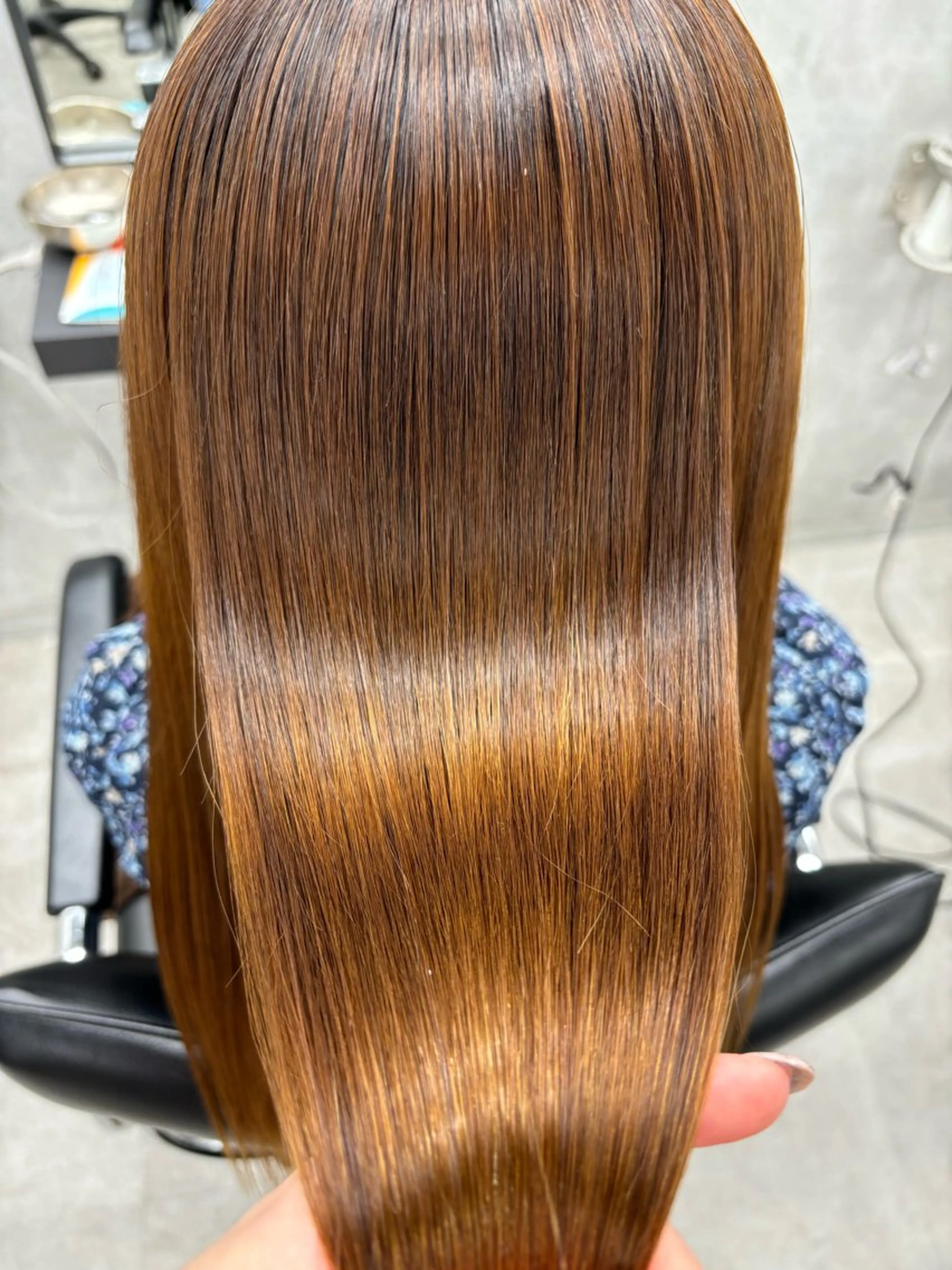 ロング 髪質改善 縮毛矯正 トリートメント 巻ける縮毛矯正🌸 勝倉　麗のヘアスタイル