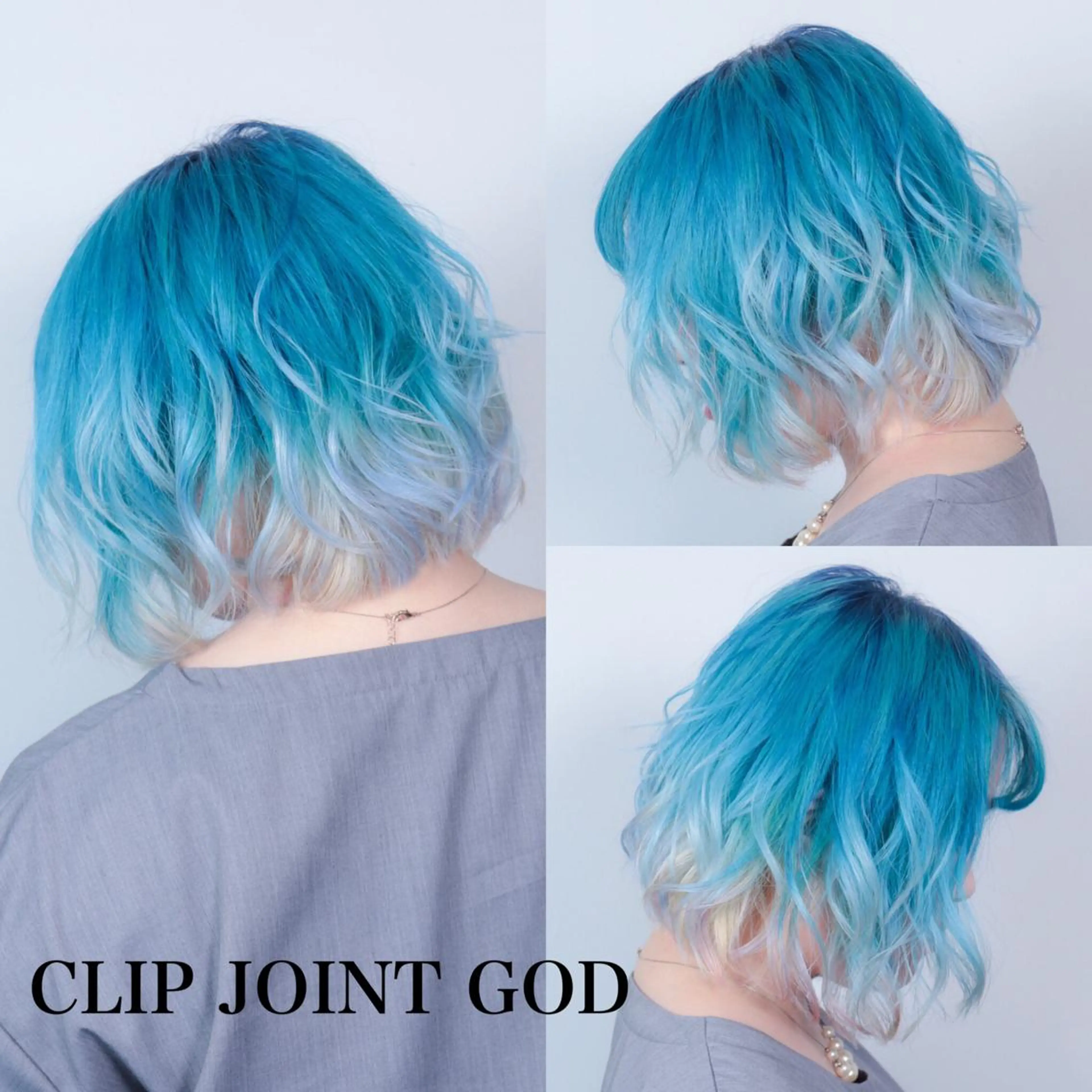 ショート カラー ブルーカラー 透明感カラー ヘアカラー 今泉 周のヘアスタイル