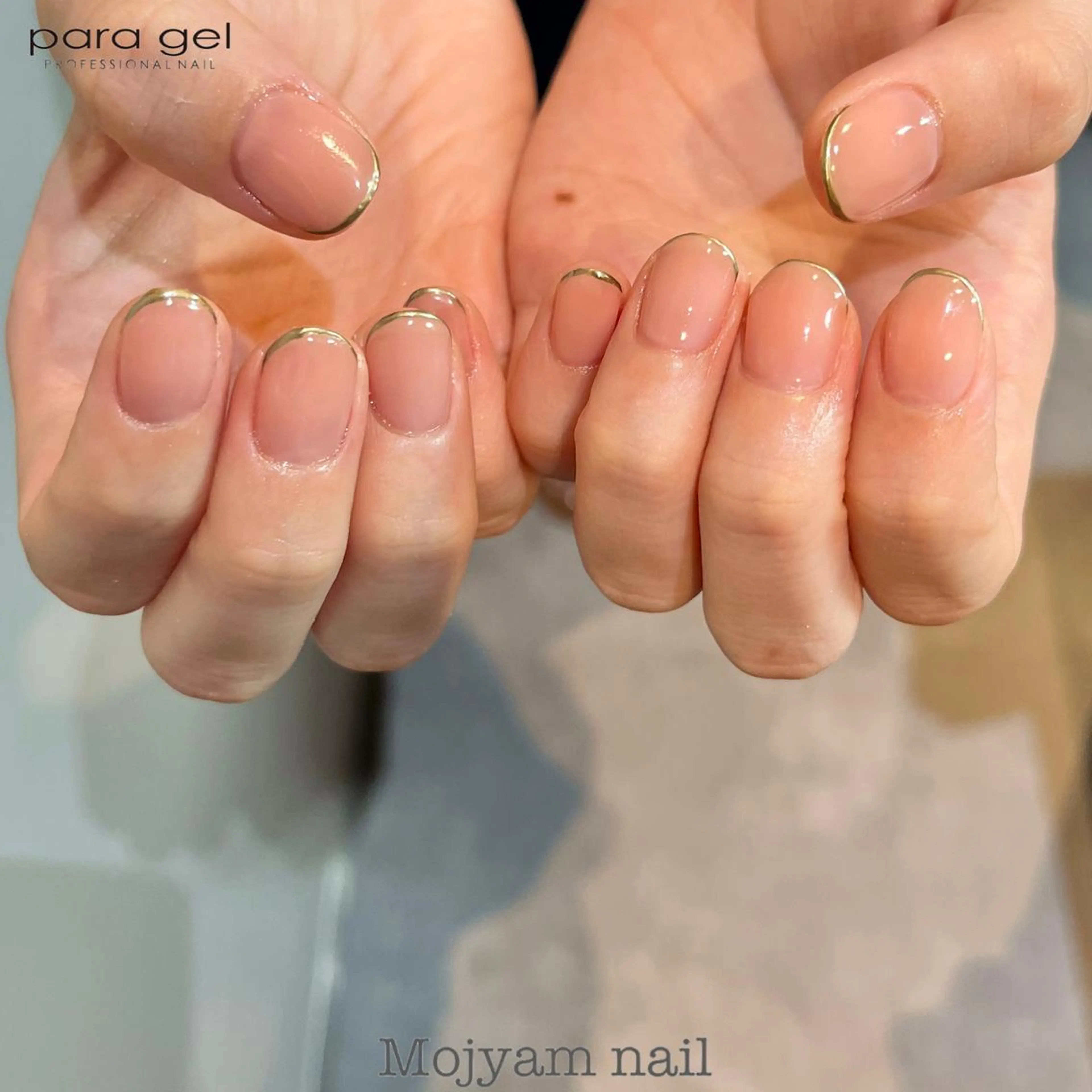 ネイル シンプルネイル ハンドネイル Mojyam nail所属・松本 実咲のネイルデザイン