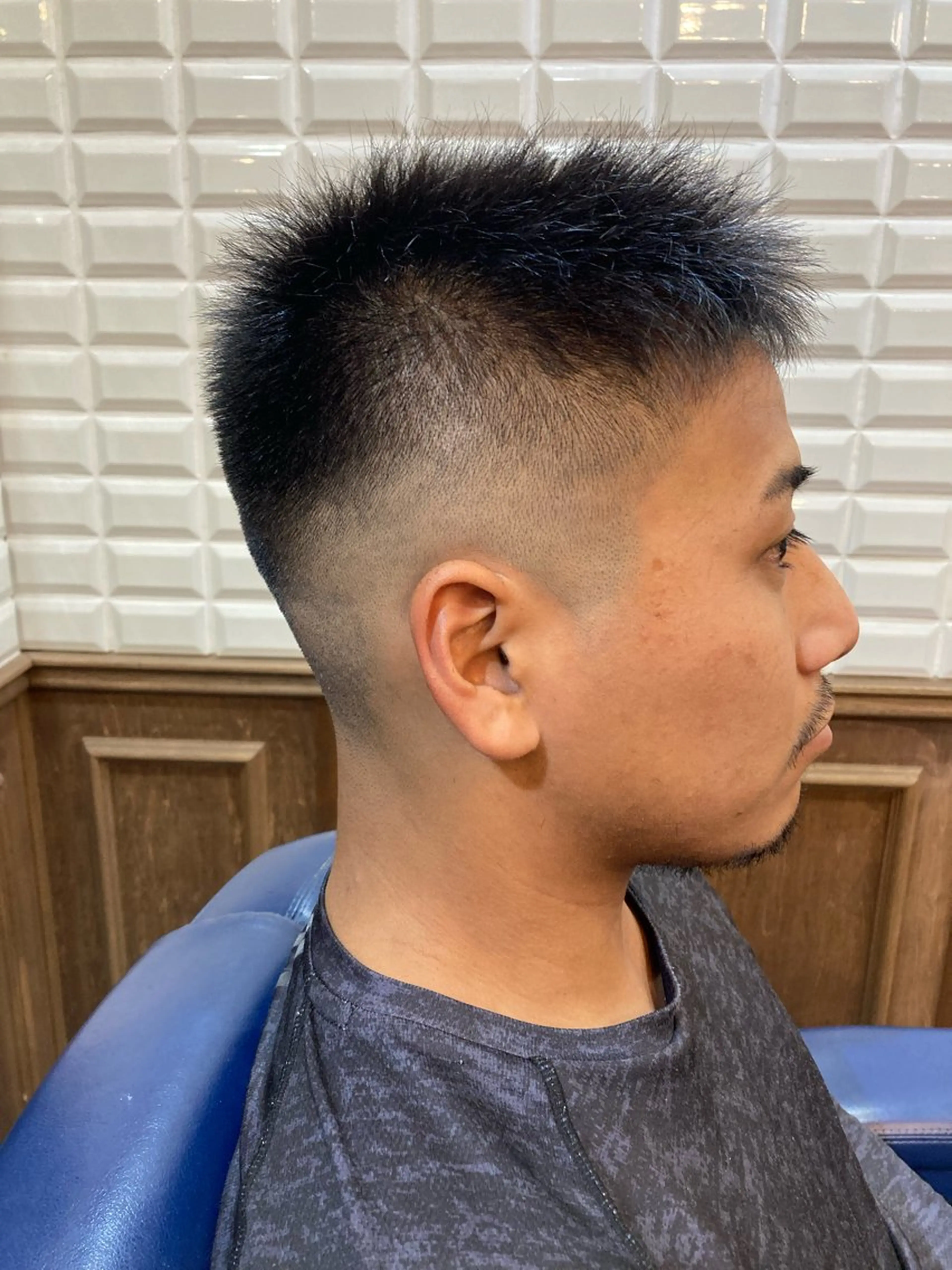 メンズ フェードカット ルピナス中田店長 山口大地のヘアスタイル