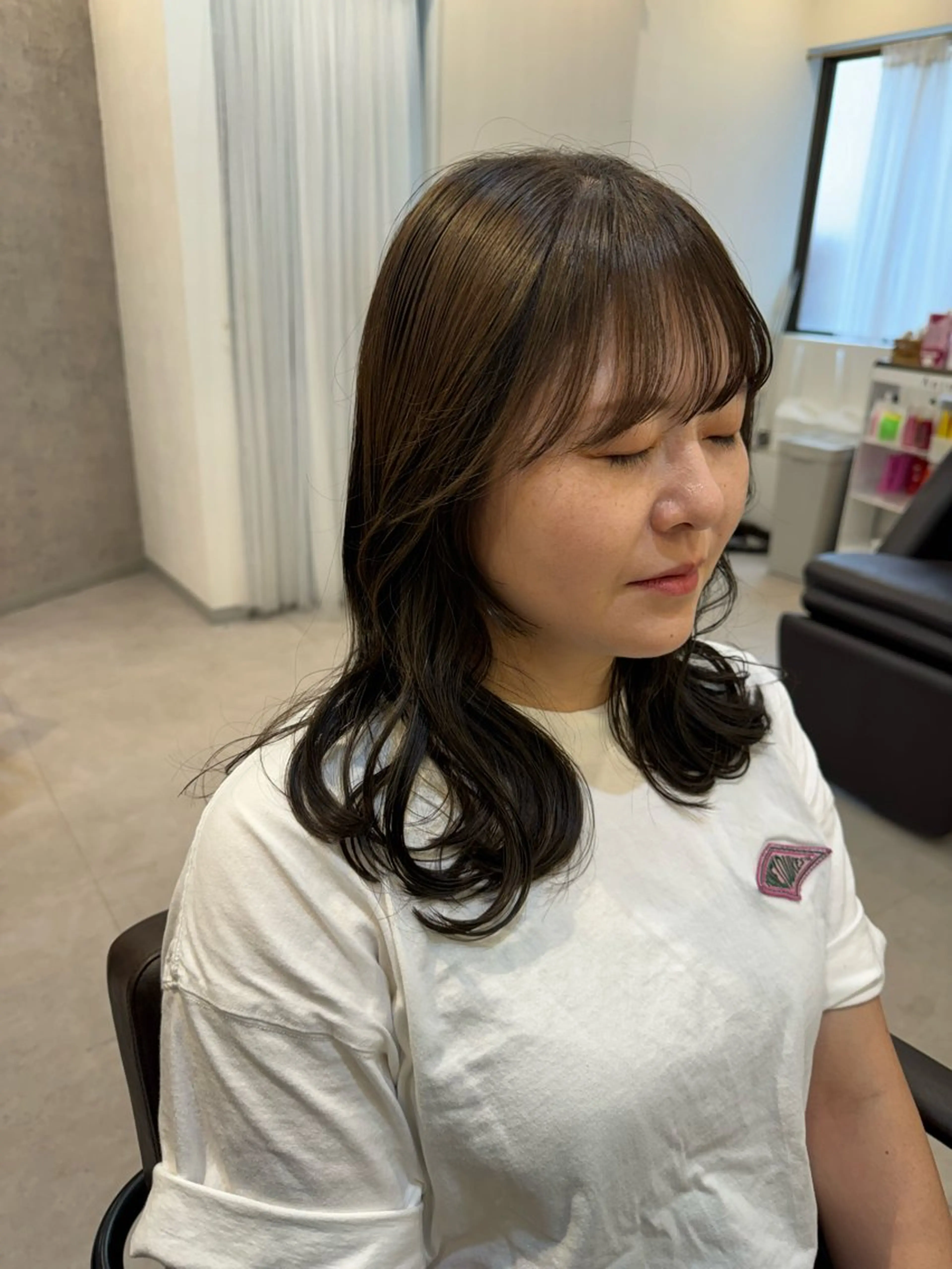 セミロング カラー くびれヘア カット ヘアカラー トリートメント Dxxxx III所属・オシャレ女性目線の 大人メンズ❁⃘*.ﾟのヘアスタイル