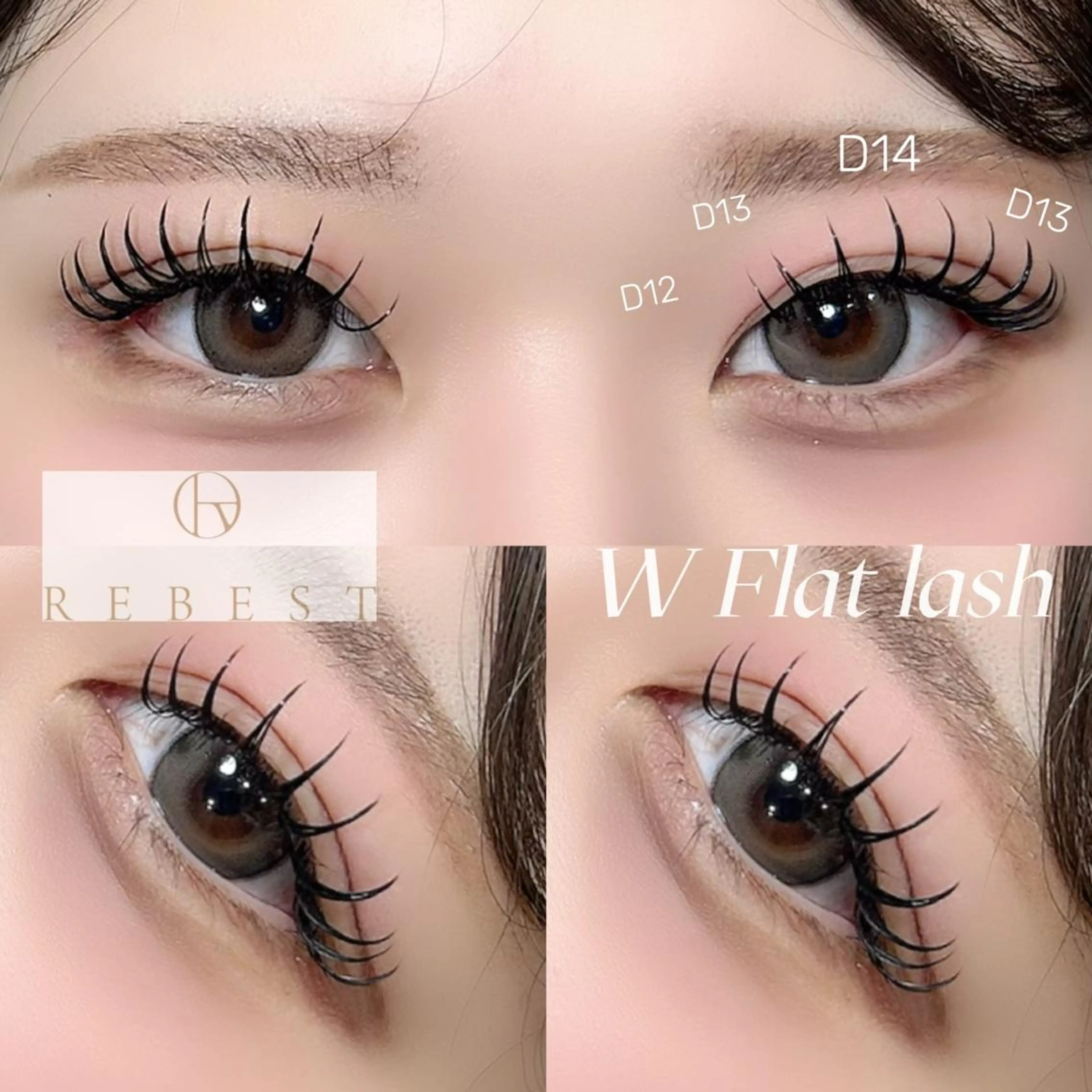 マツエク・マツパ 👁️eye京橋 REBESTのマツエク・マツパデザイン