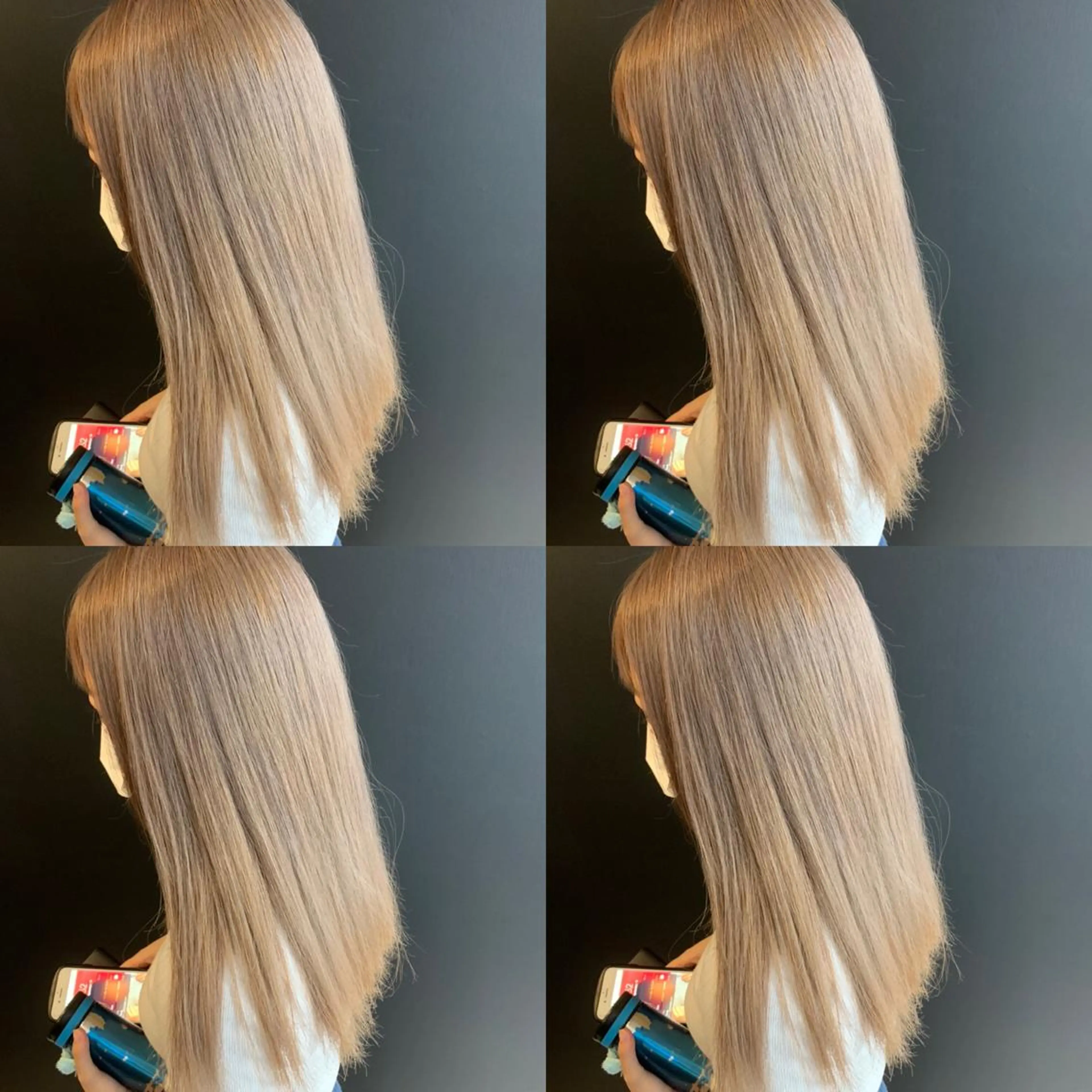 セミロング カラー ✨髪質改善✖︎韓国 レイヤー✨ナカムラのヘアスタイル