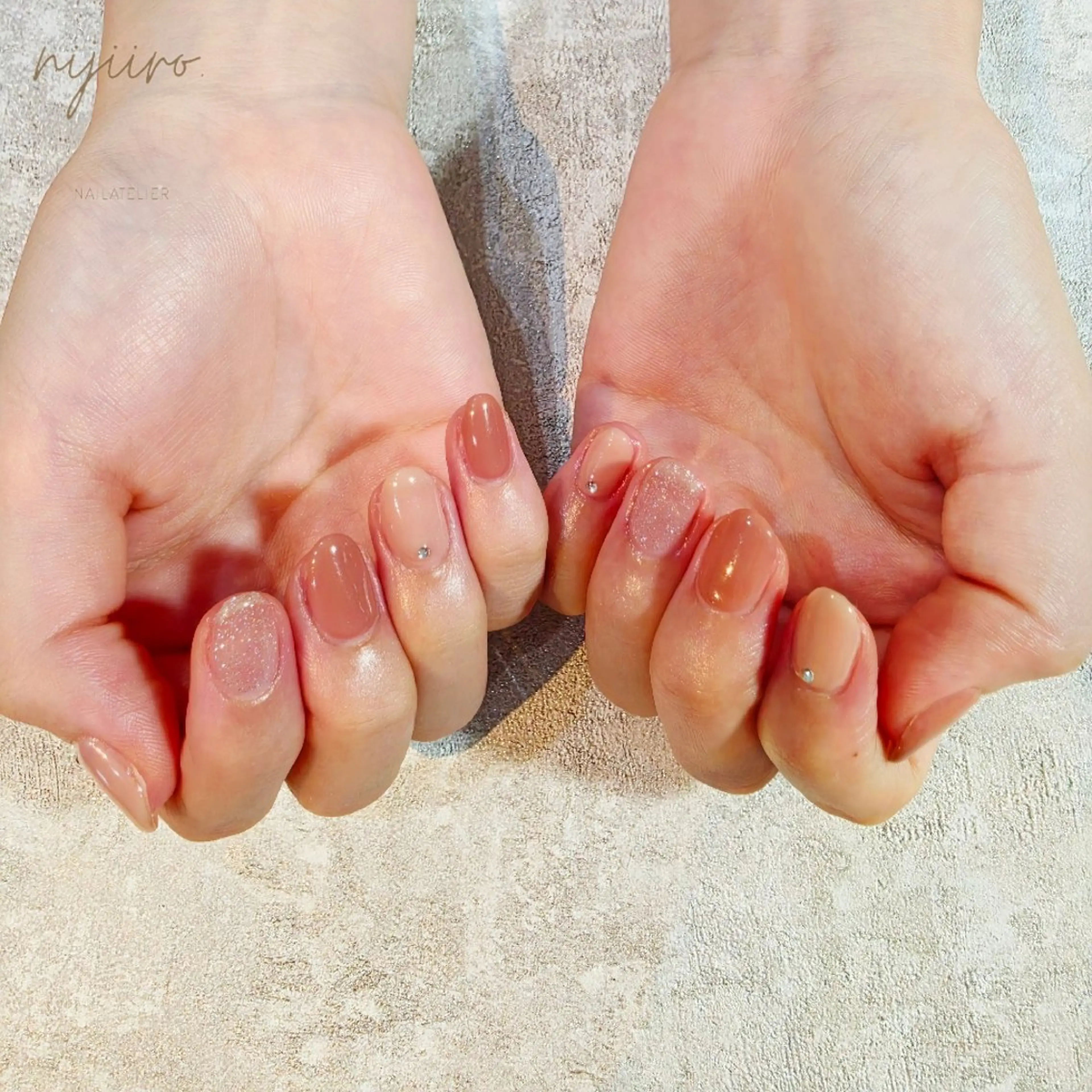 ネイル ハンドネイル nailatelier nijiiro.所属・nijiiro🌈 サトウのネイルデザイン