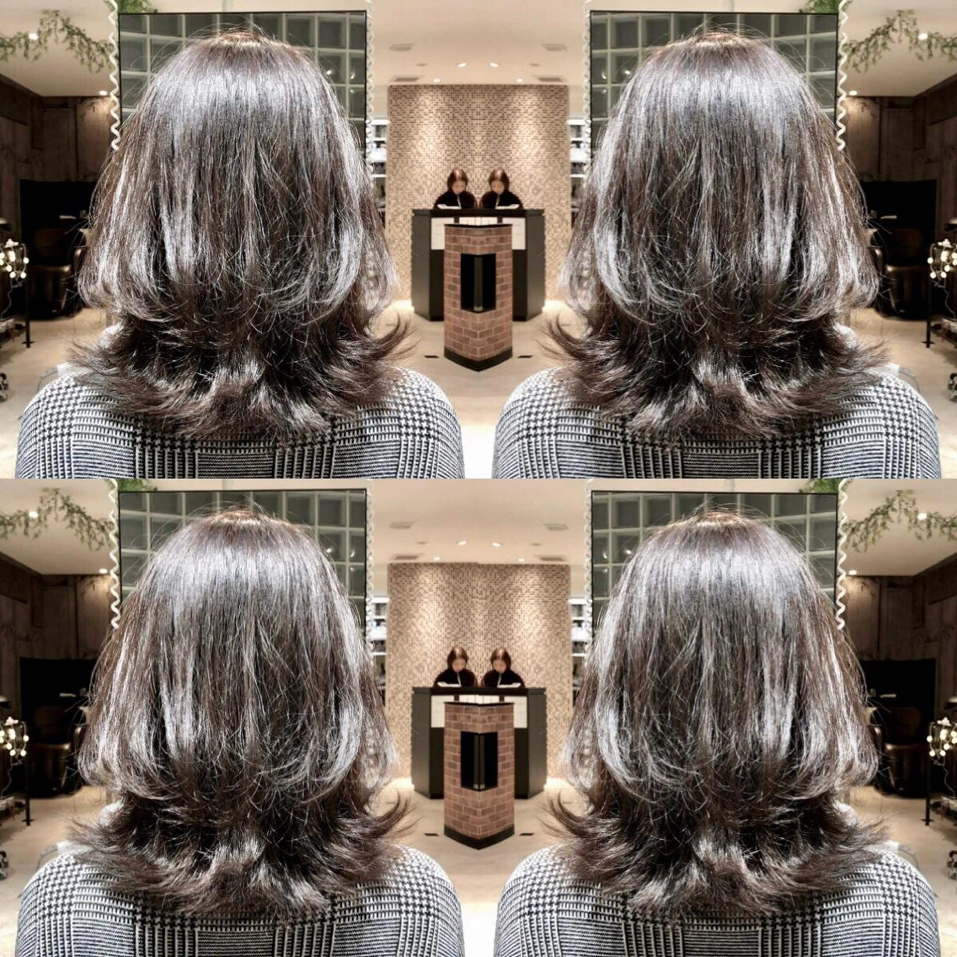 ミディアム カラー パーマ ヘアアレンジ tocca所属・毎月通える価格♪ 杉本真基のヘアスタイル