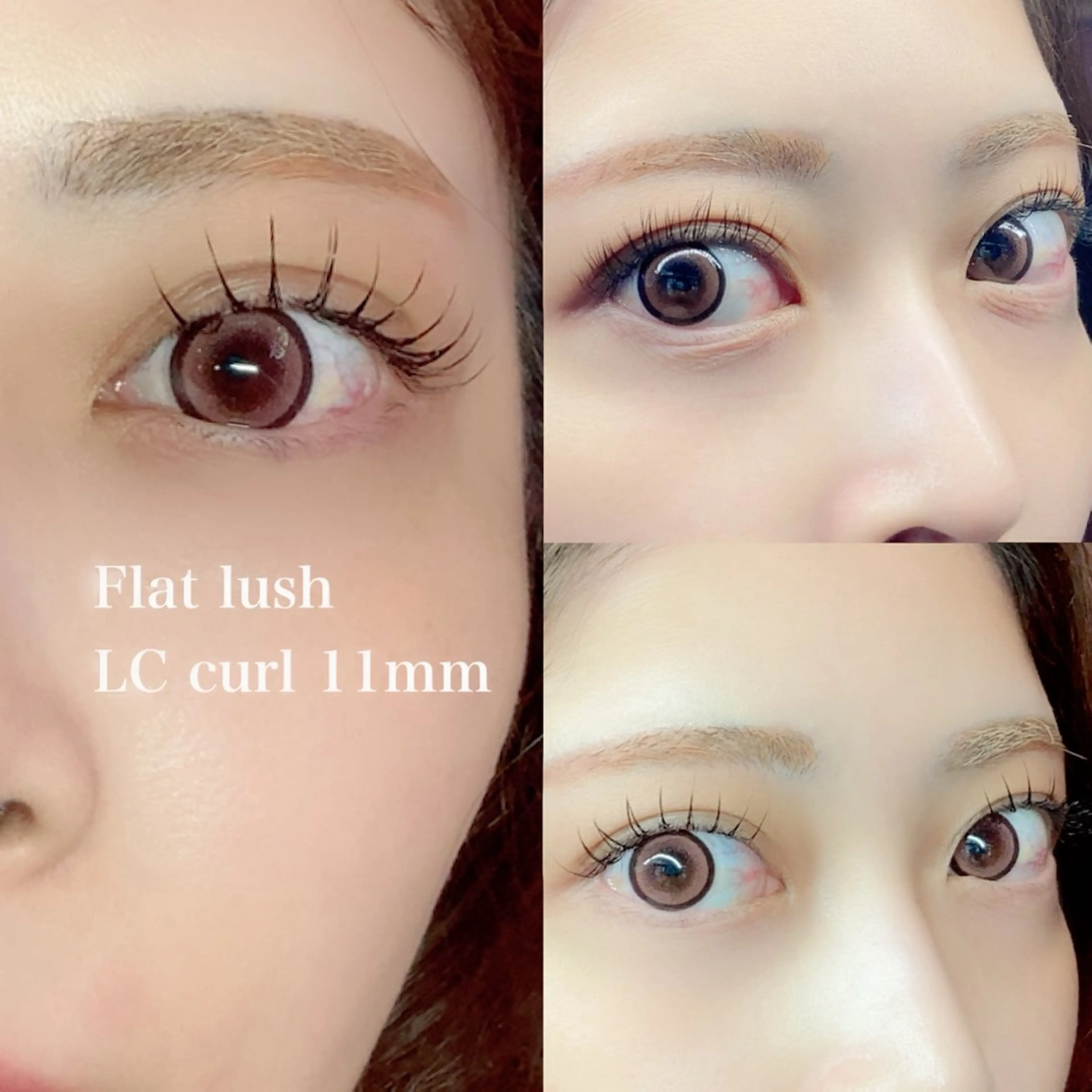 【Lカール🍒フラットラッシュ80本】人気のバービーラッシュ💞L/LC/LDカール🐰モデル大募集‼️の写真