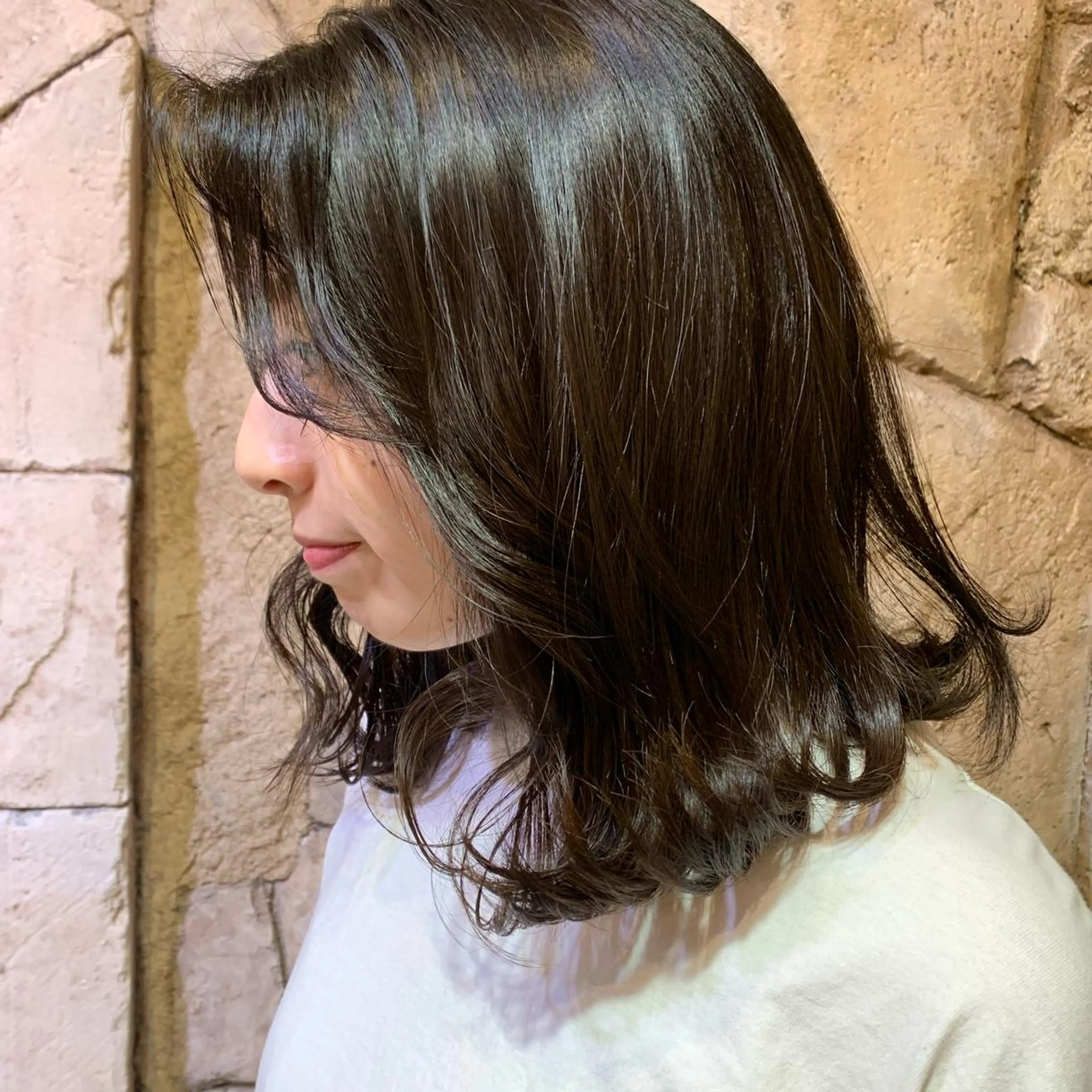 ミディアム カラー Door代官山所属・詩織/パーマ /代官山のヘアスタイル