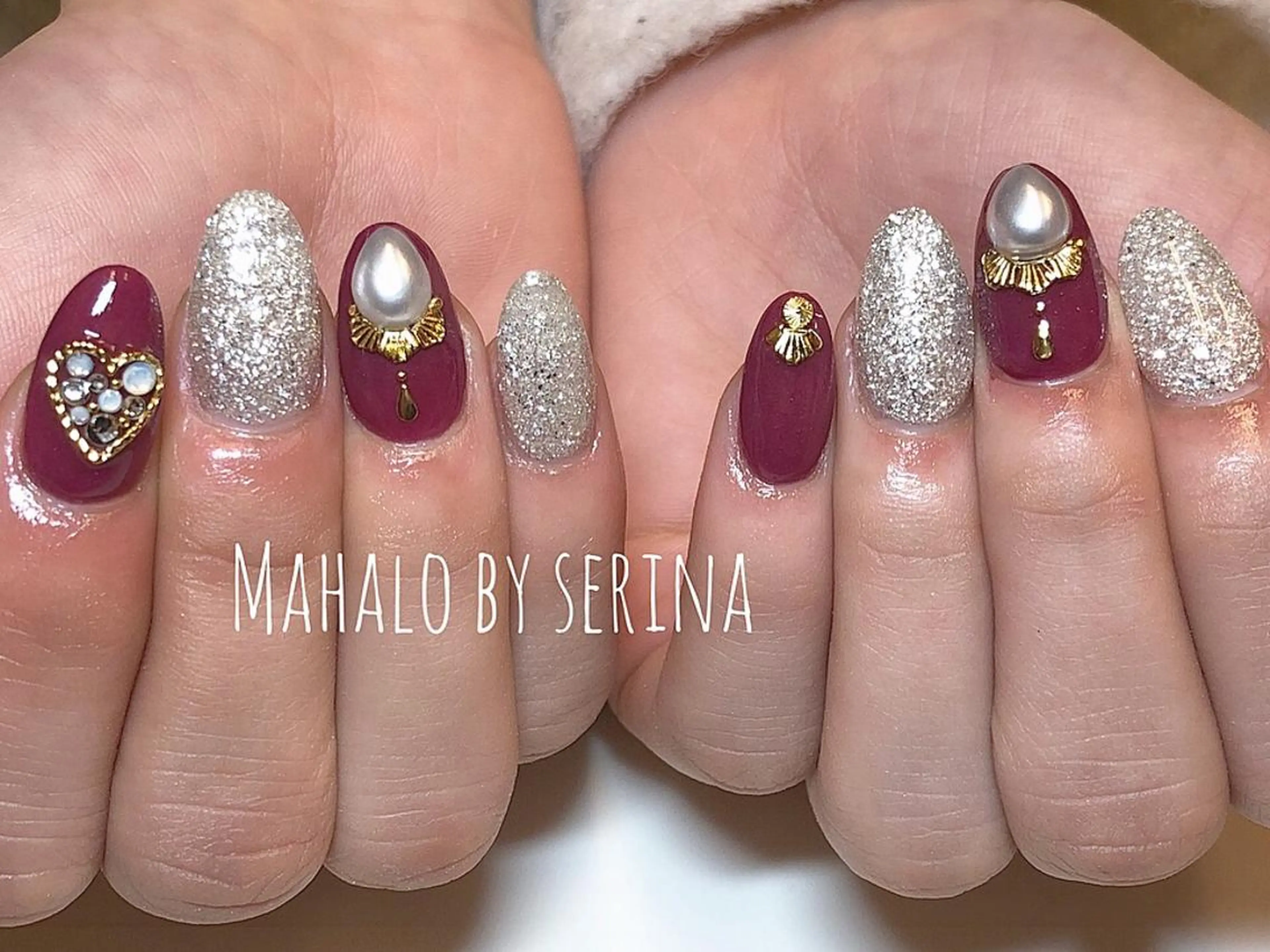 ミディアム カラー ネイル SUNNY BAE. SERINAのネイルデザイン