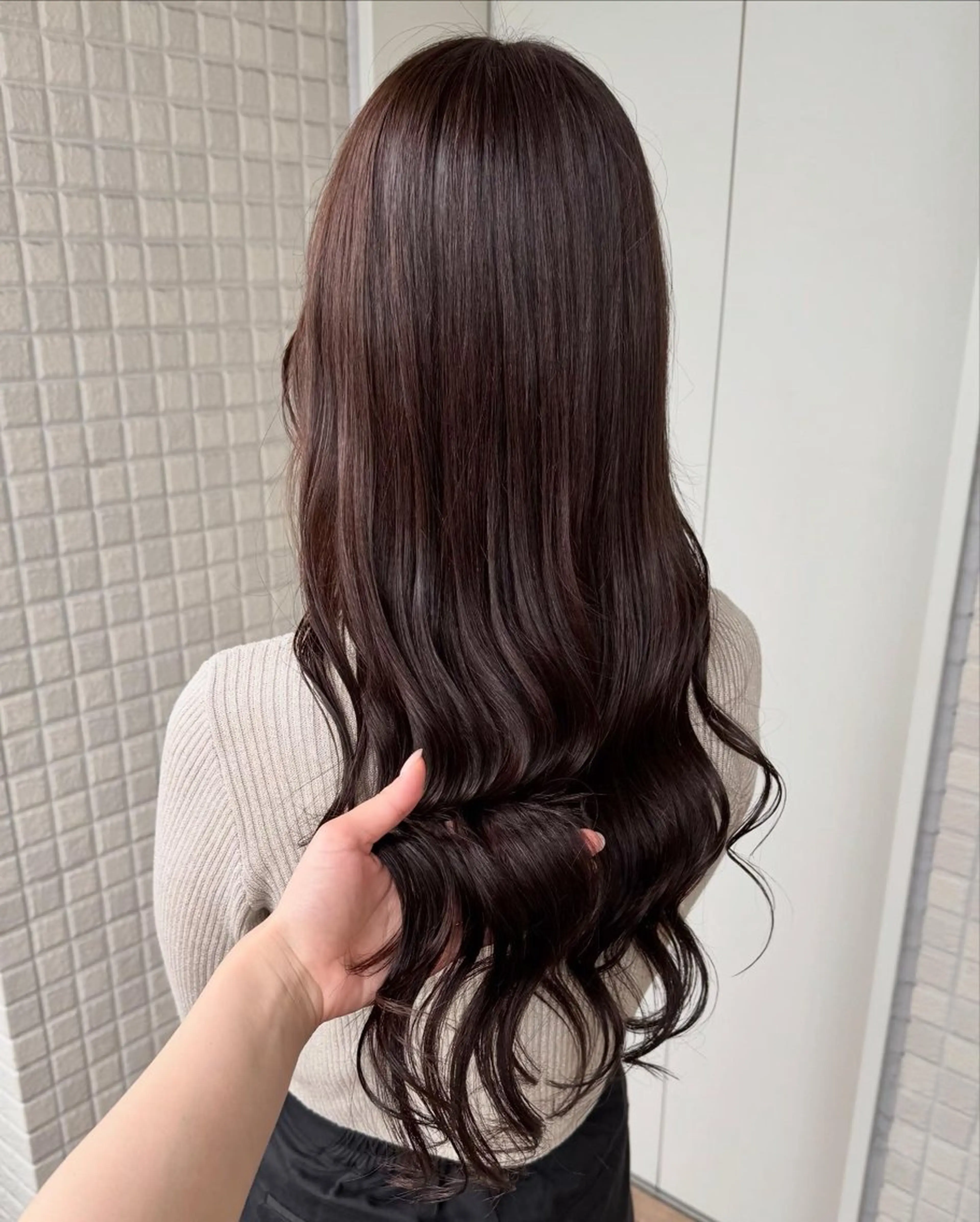 ロング カラー ベージュカラー ブラウンカラー ヘアカラー トリートメント ヘアセット 縮毛矯正/艶髪カラー /パーマ/ひふみ🌱のヘアスタイル