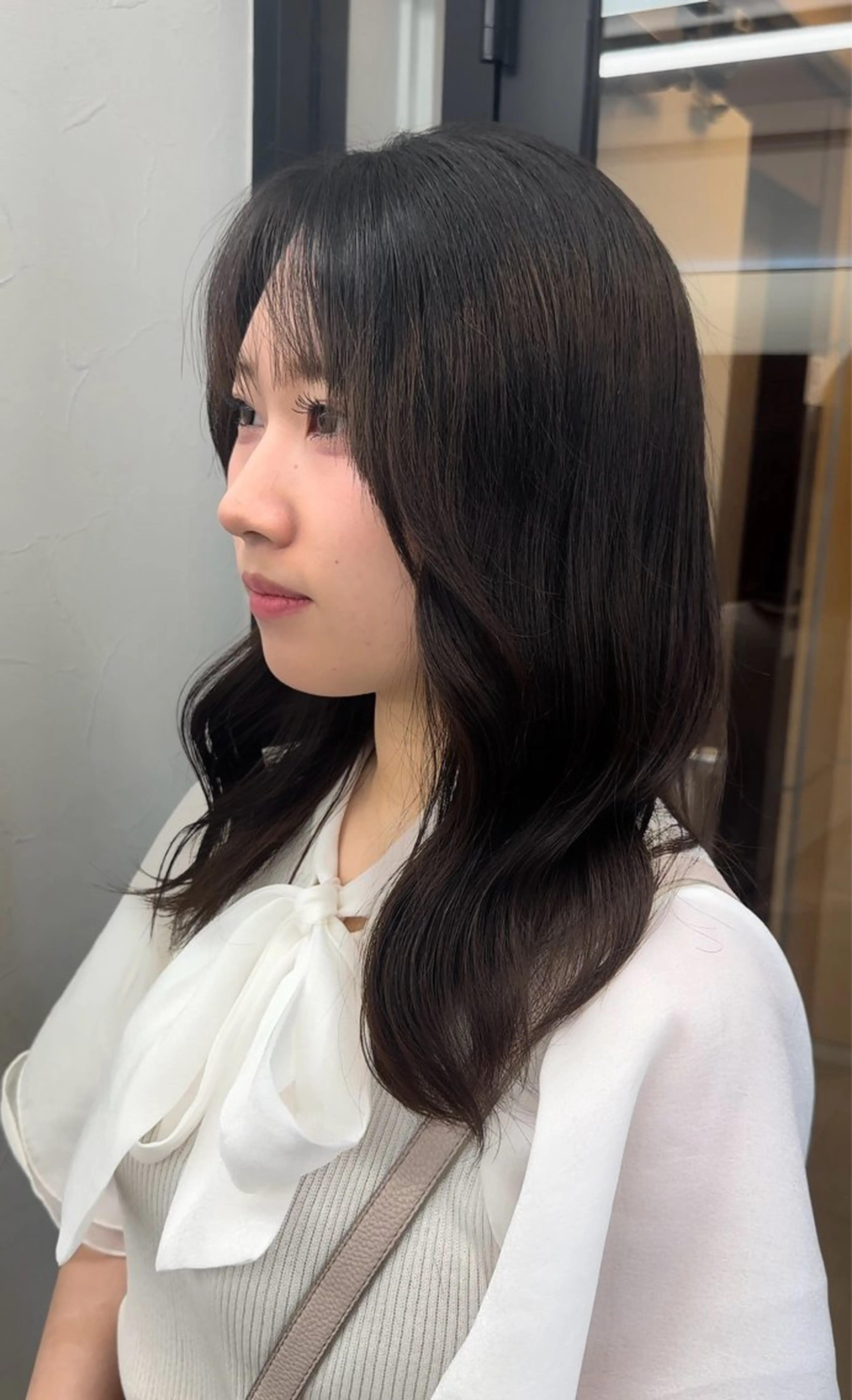 ロング 髪質改善 レイヤーカット 縮毛矯正 トリートメント カット トリートメント 髪質改善/レイヤー/ 艶髪🎀ayaneのヘアスタイル