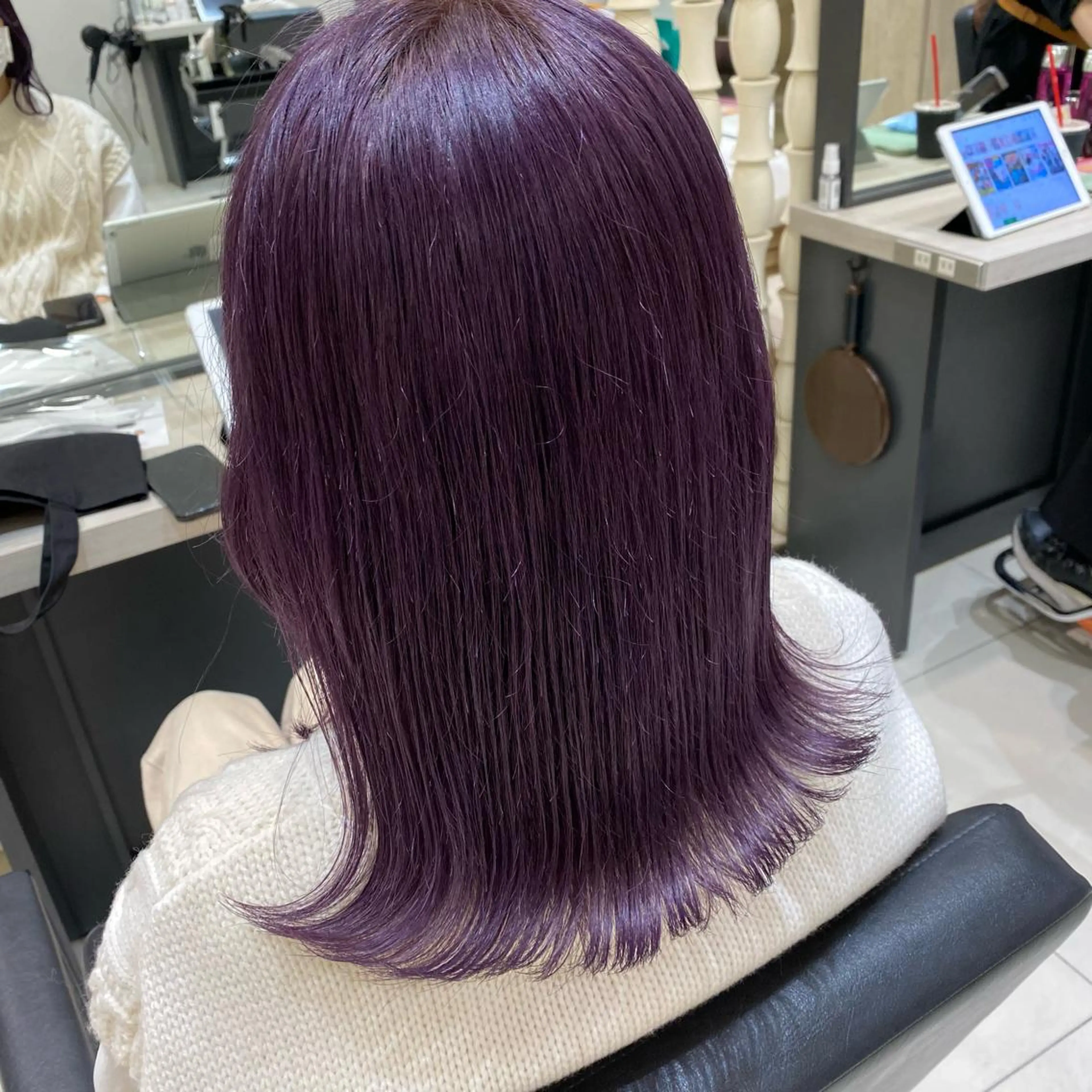 ケアブリーチ+カラー+うる艶トリートメントの写真