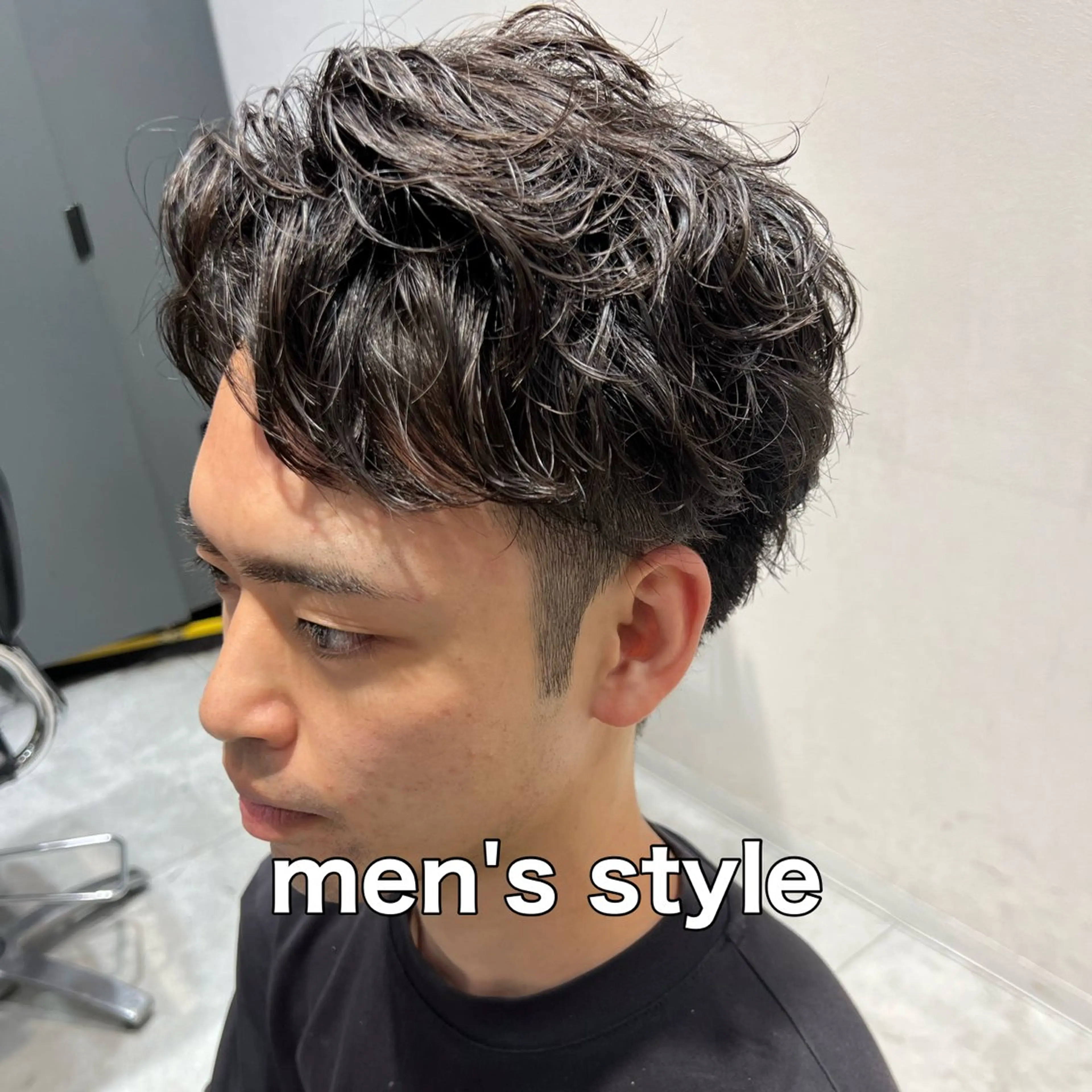 パーマ メンズ カット パーマ 上野⭐️メンズ特化 森田道成のヘアスタイル